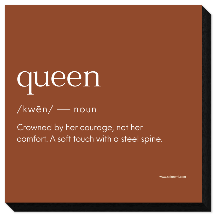 QUEEN Mounted Word Art