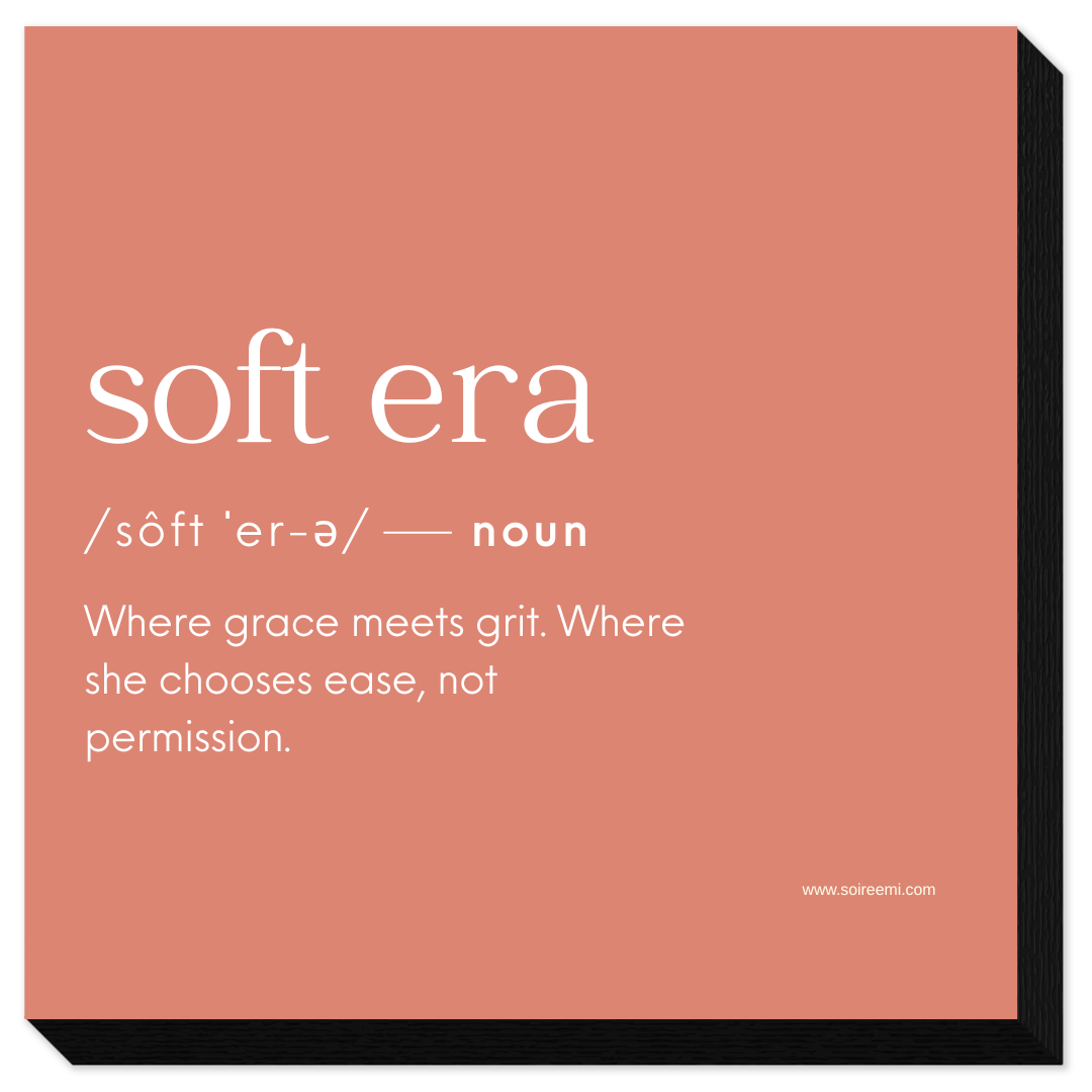 SOFT ERA Mounted Word Art