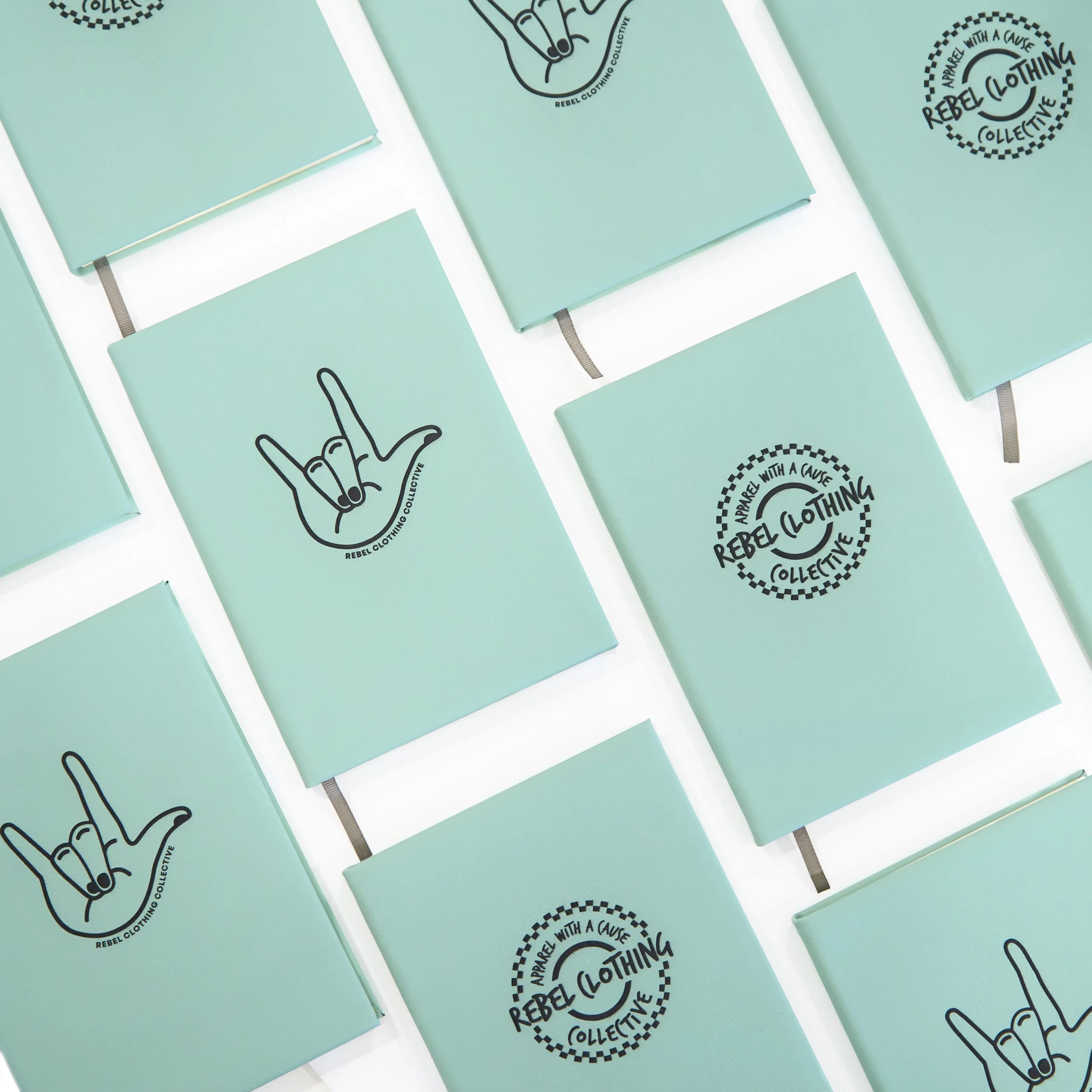 Engraved Vegan Leather Notebook