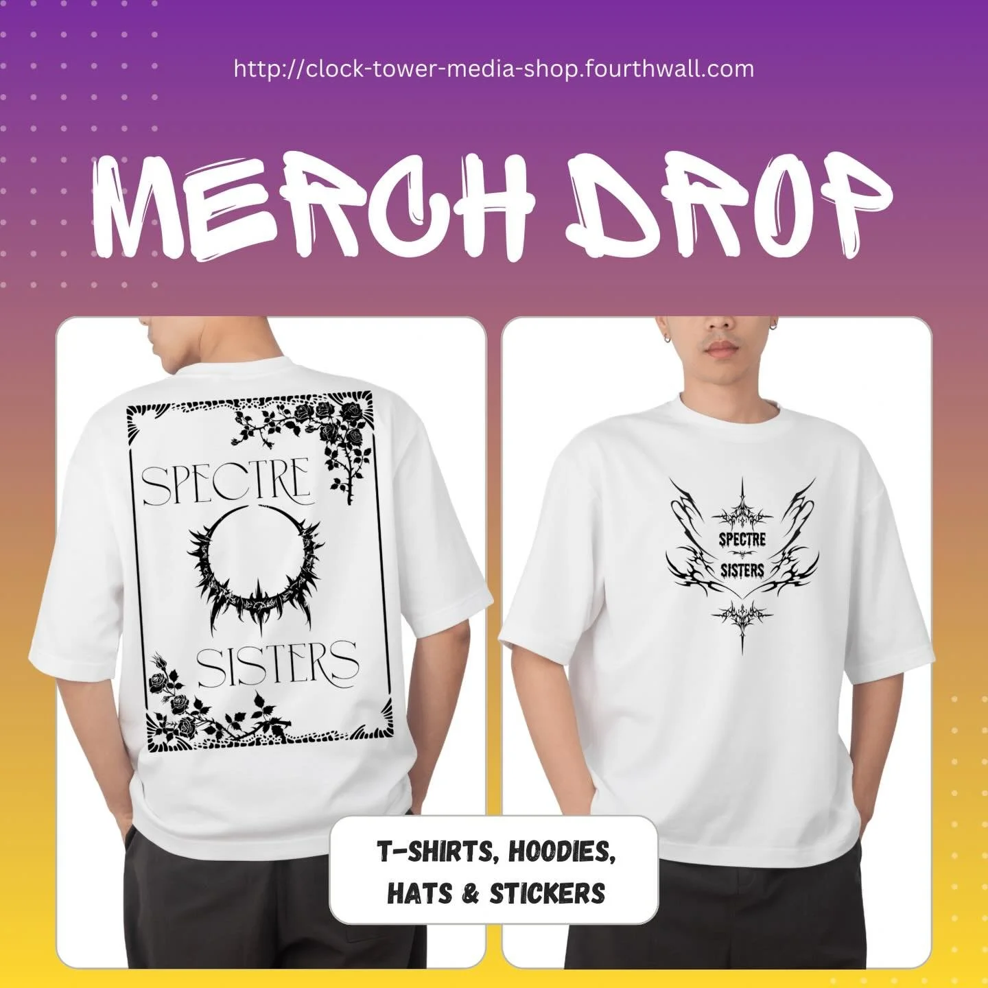 It&rsquo;s here!!! Our all new MERCH SITE is live! With t-shirts starting at only 20$! More designs to come!!! Link in bio to order yours now!! #merch #clothes #podcast #fyp #fourthwall