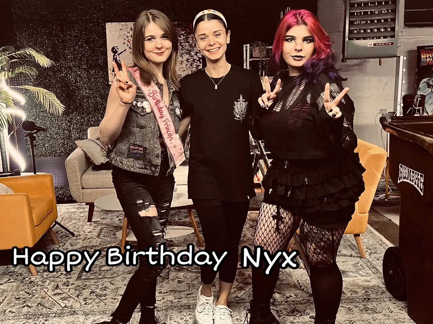 Happy birthday to our ghost @_nyxfay_ !! The spectre sisters wouldn't be complete without you! 
-
-
- #birthday #podcast #fypシ❤️💞❤️ #celebrate