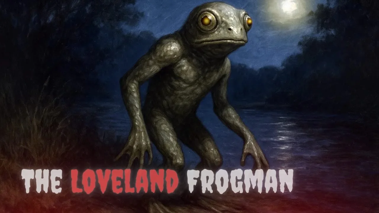 ✨NEW EPISODE ✨We revisit the Loveland Frogman and talk about ur experience at the @frogmanfestival watch or listen NOW links in bio 👽 #frogman #cryptid #ohio #podcast #fypage
