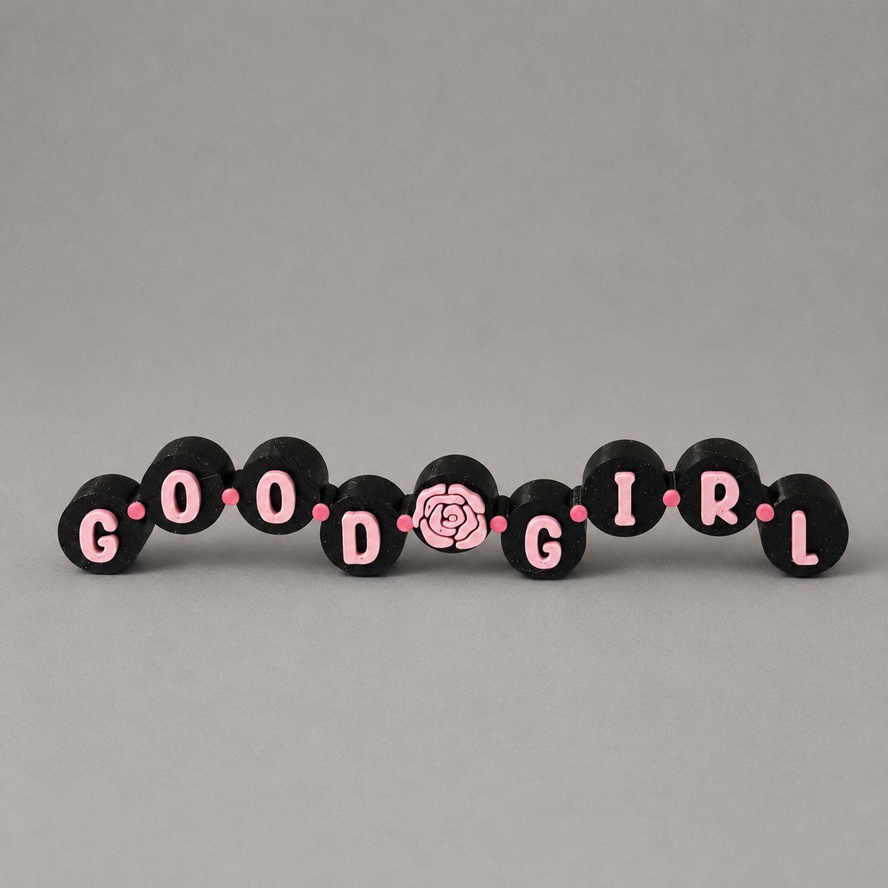 Good Girl Friendship Bracelet Bookshelf Sign