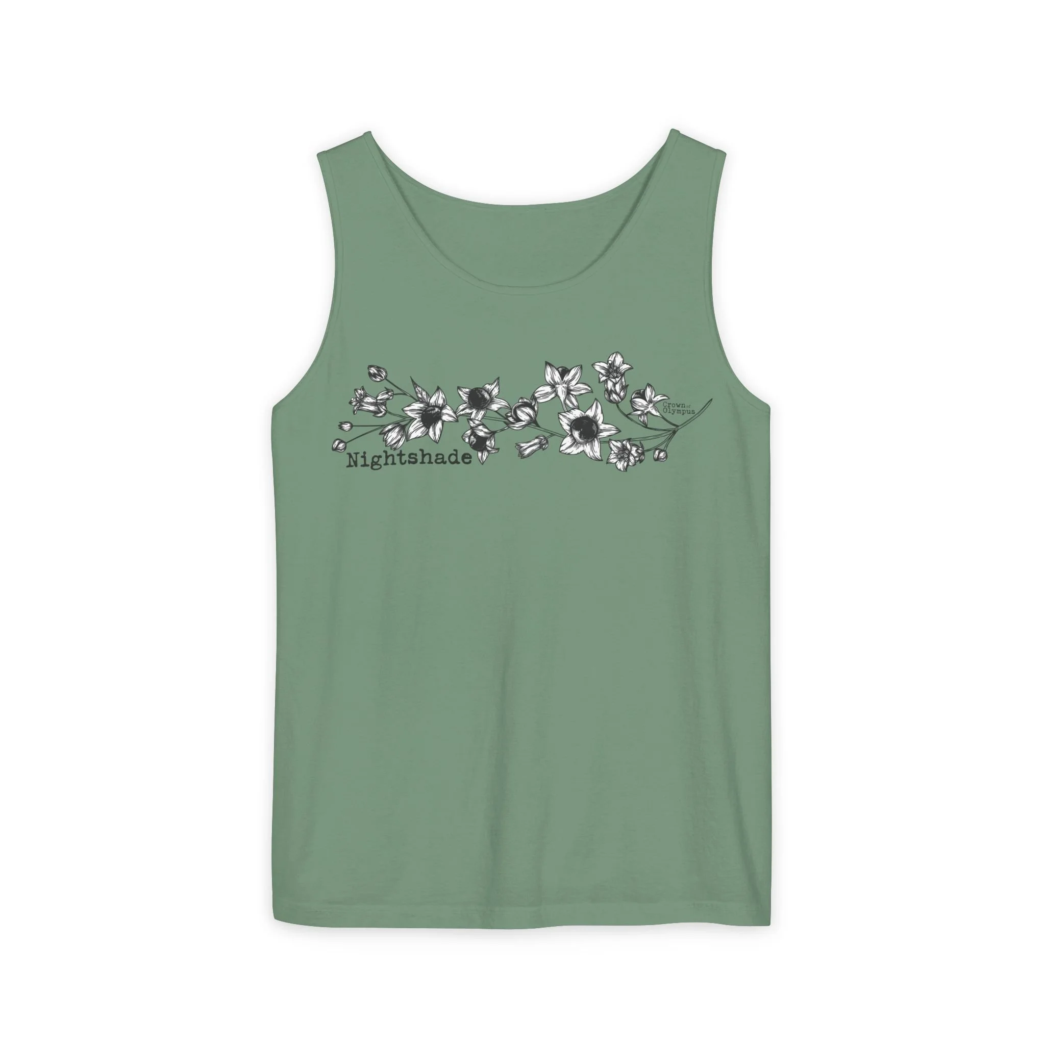 Crown of Olympus: Nightshade Unisex Tank