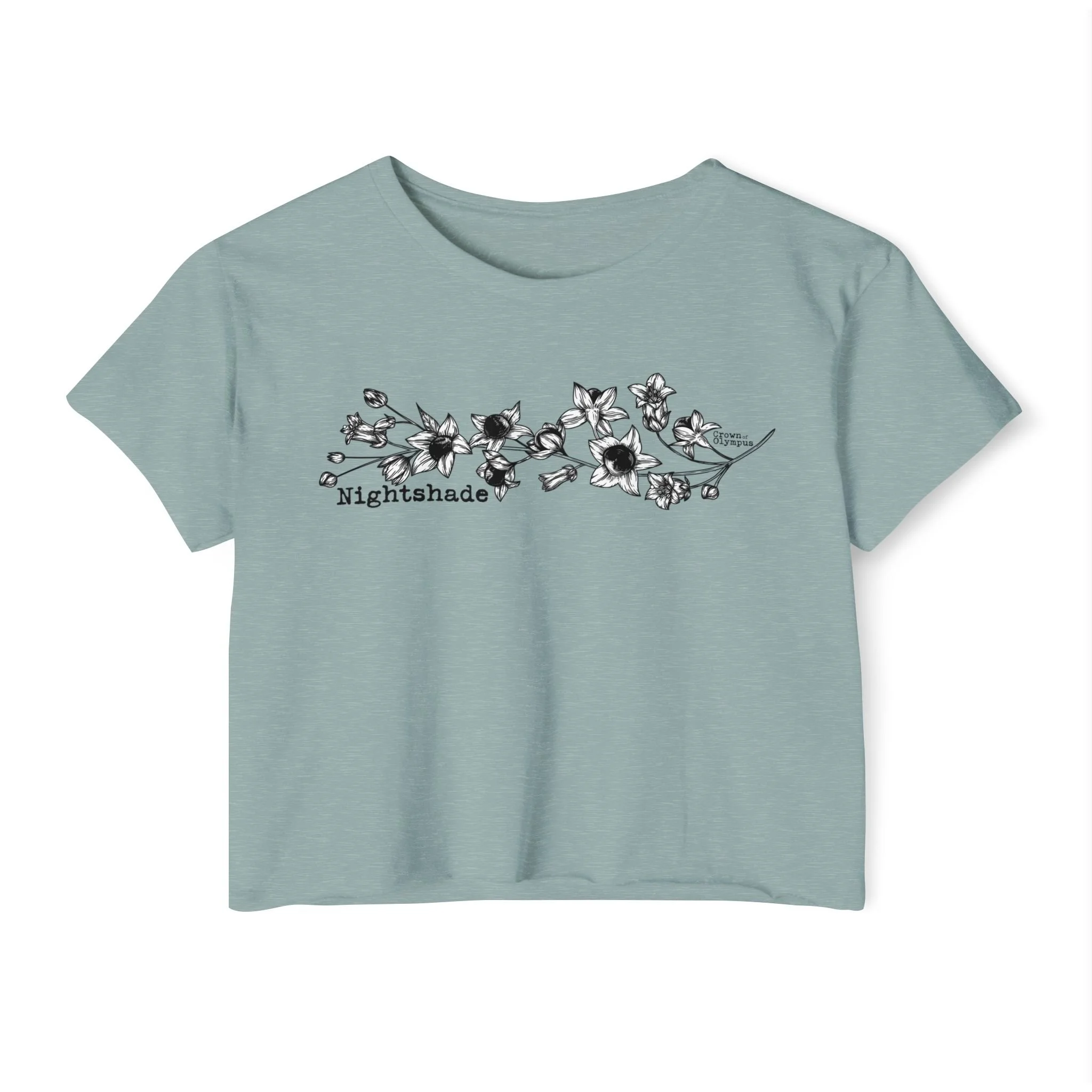 Crown of Olympus: Nightshade Festival Crop Top