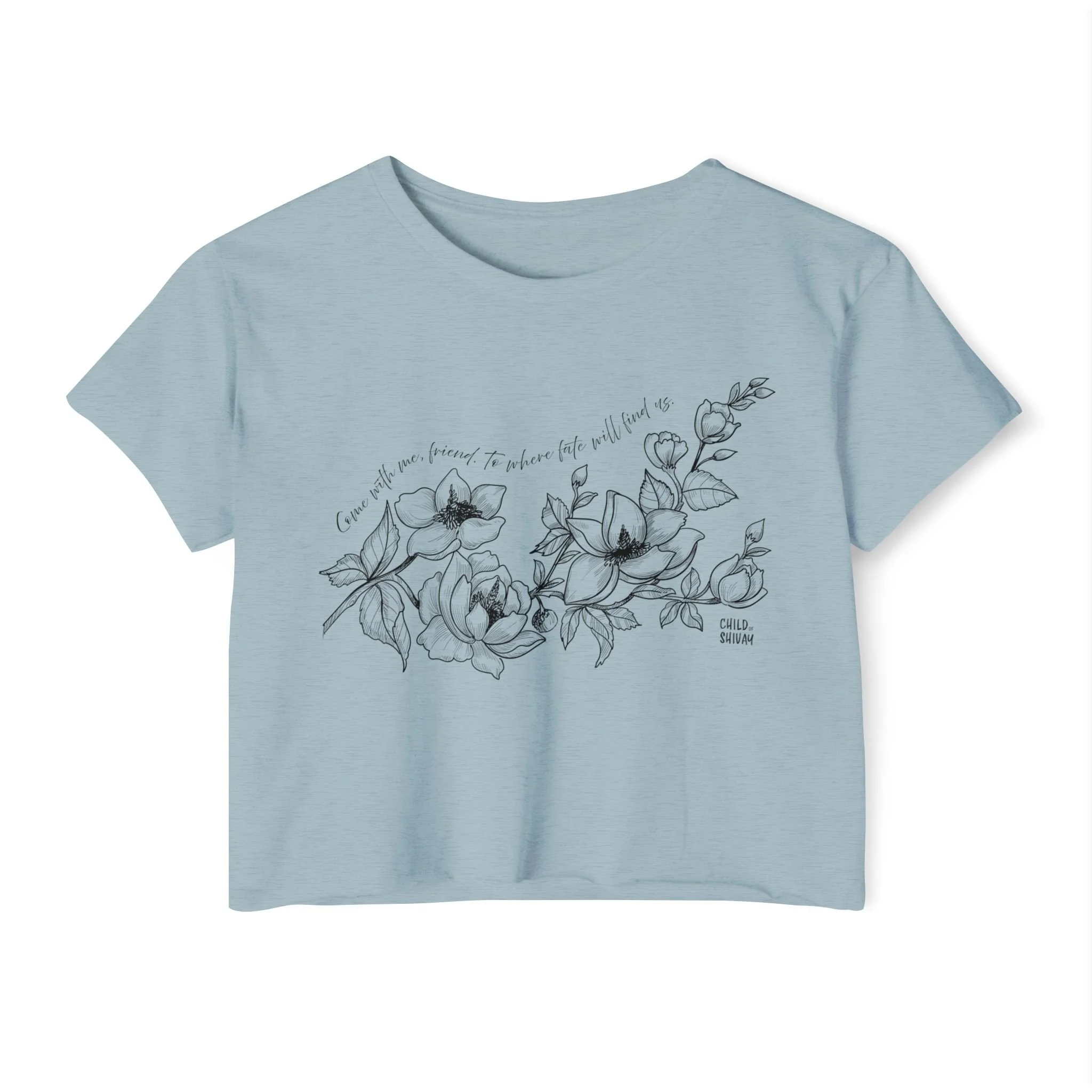 Child of Shivay: Come with Me Festival Crop Top