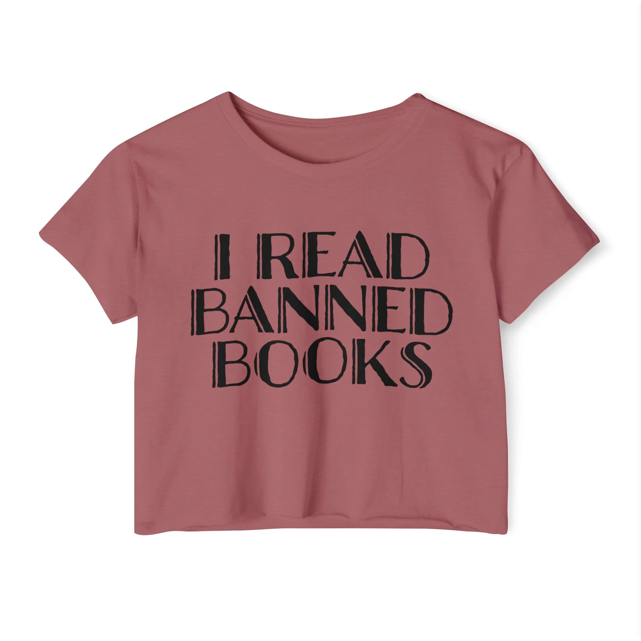 I Read Banned Books Festival Crop Top