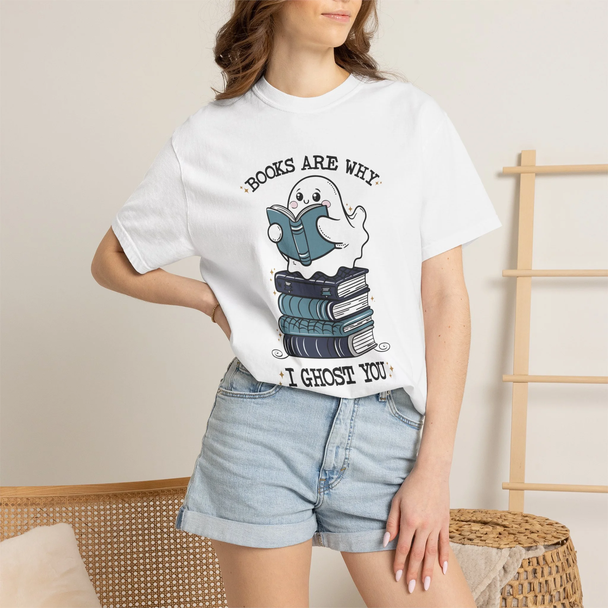 Books Are Why I Ghost You Tee