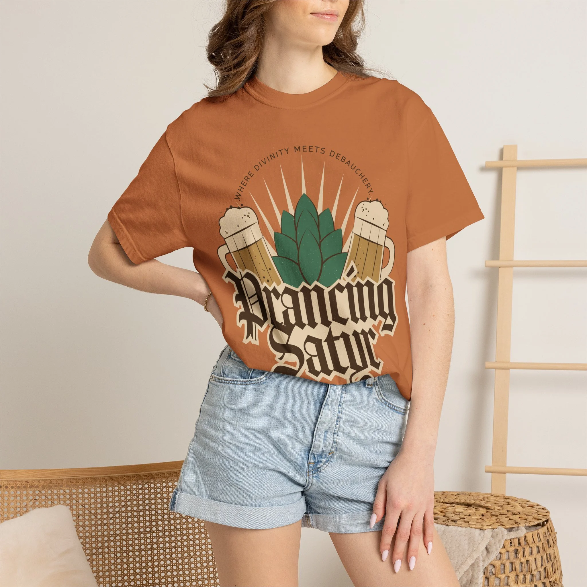 Crown of Olympus: Prancing Satyr Tee by Vudora Marie™