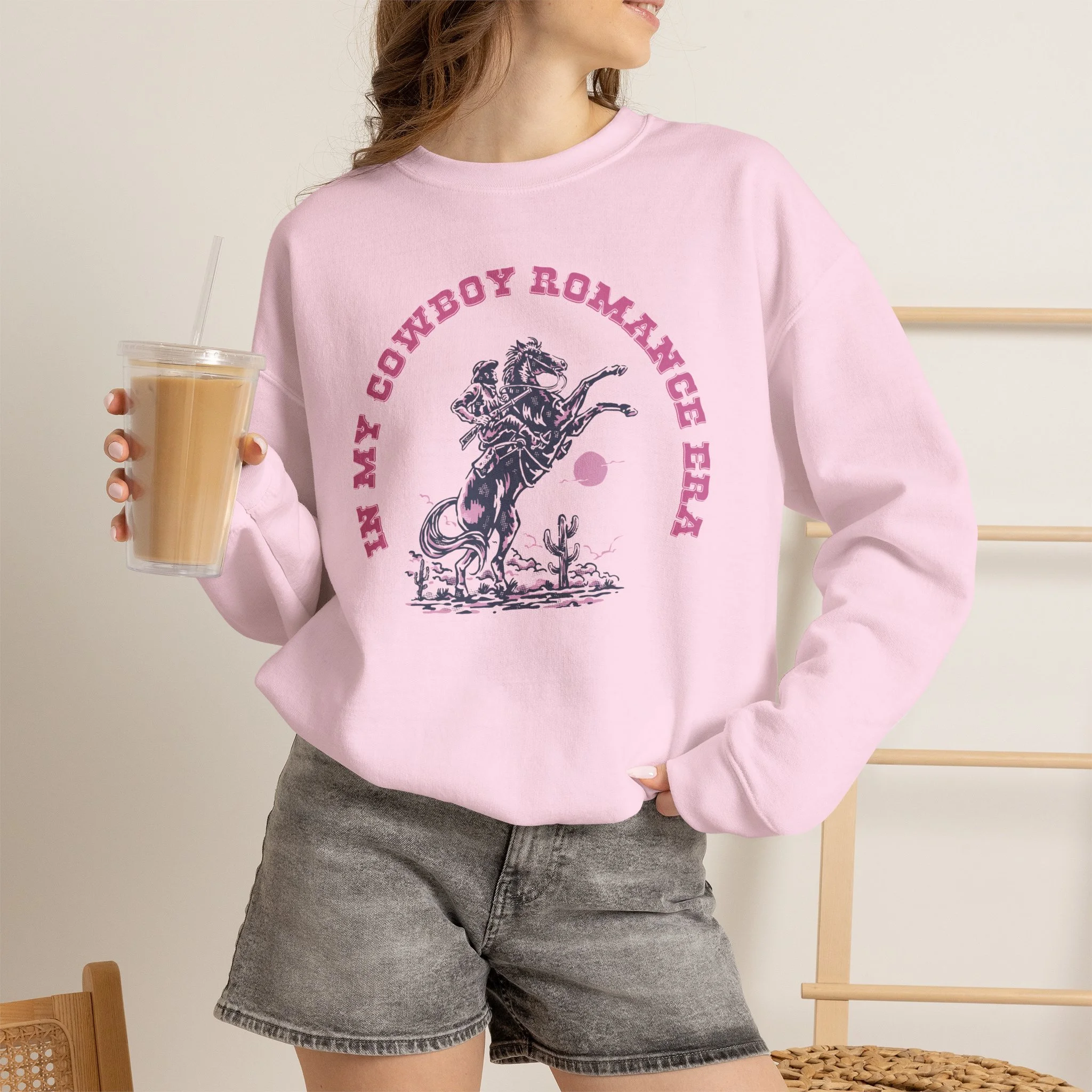 Cowboy Romance Crewneck by Vudora Marie™