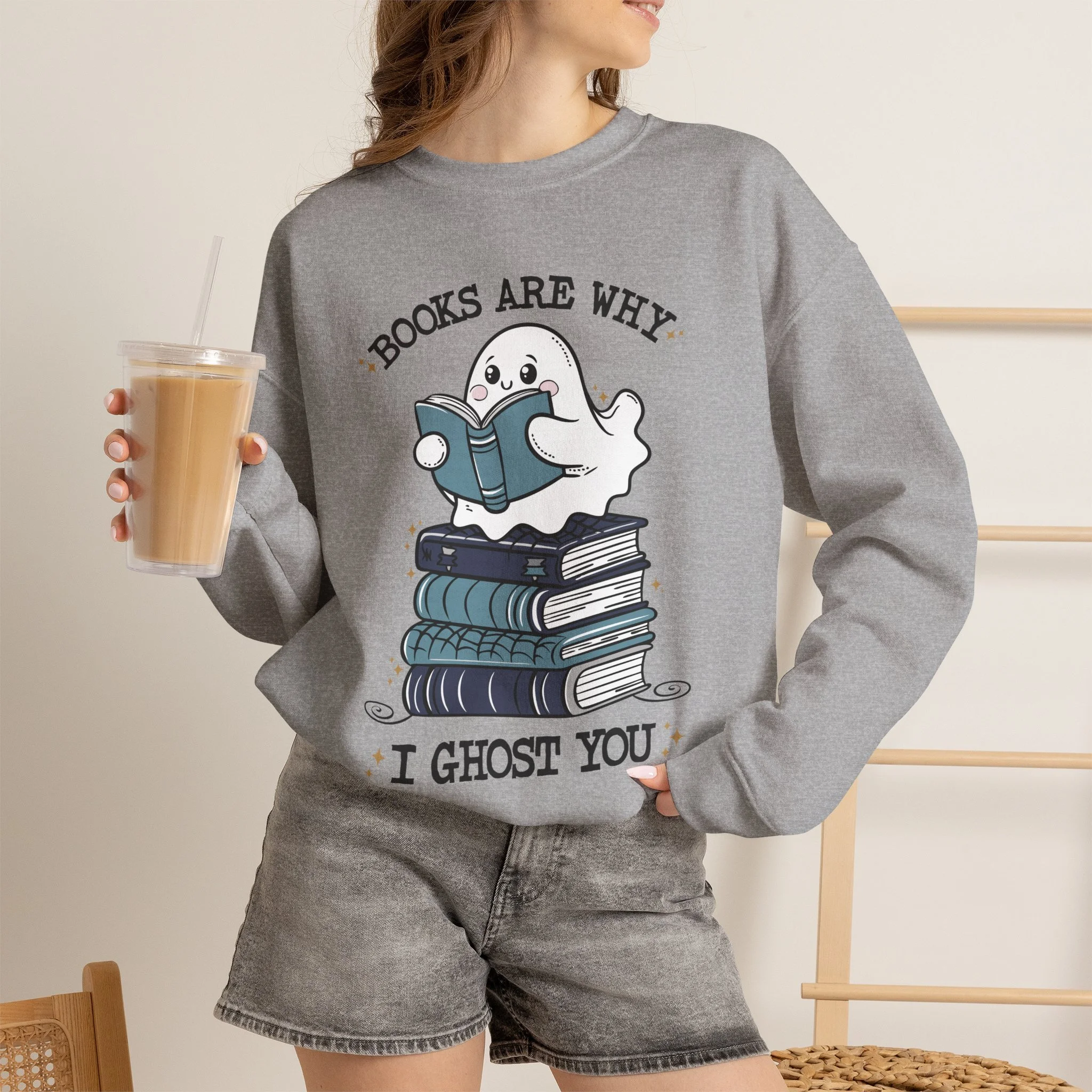 Ghost You Crewneck by Vudora Marie™
