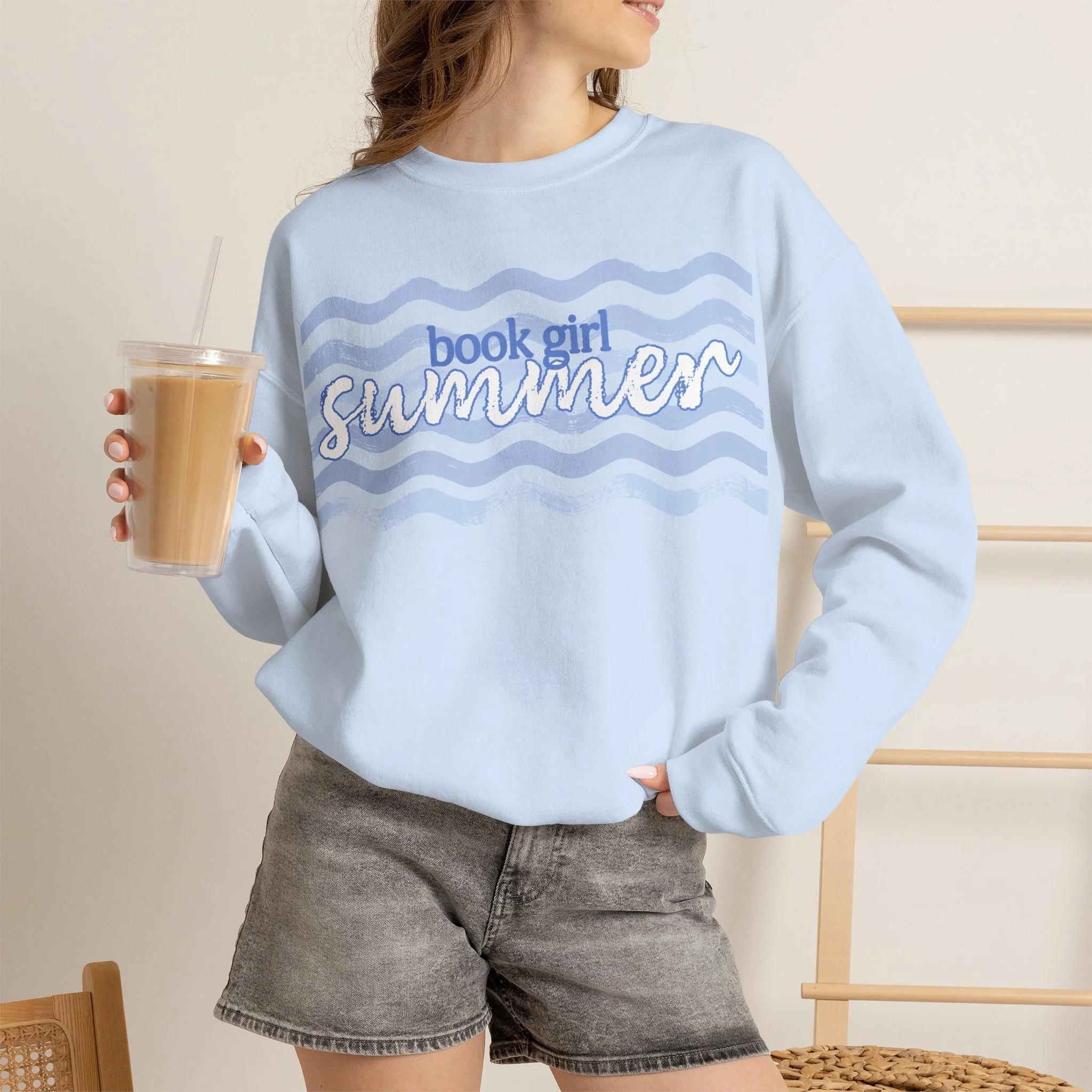 Book Girl Summer Crewneck