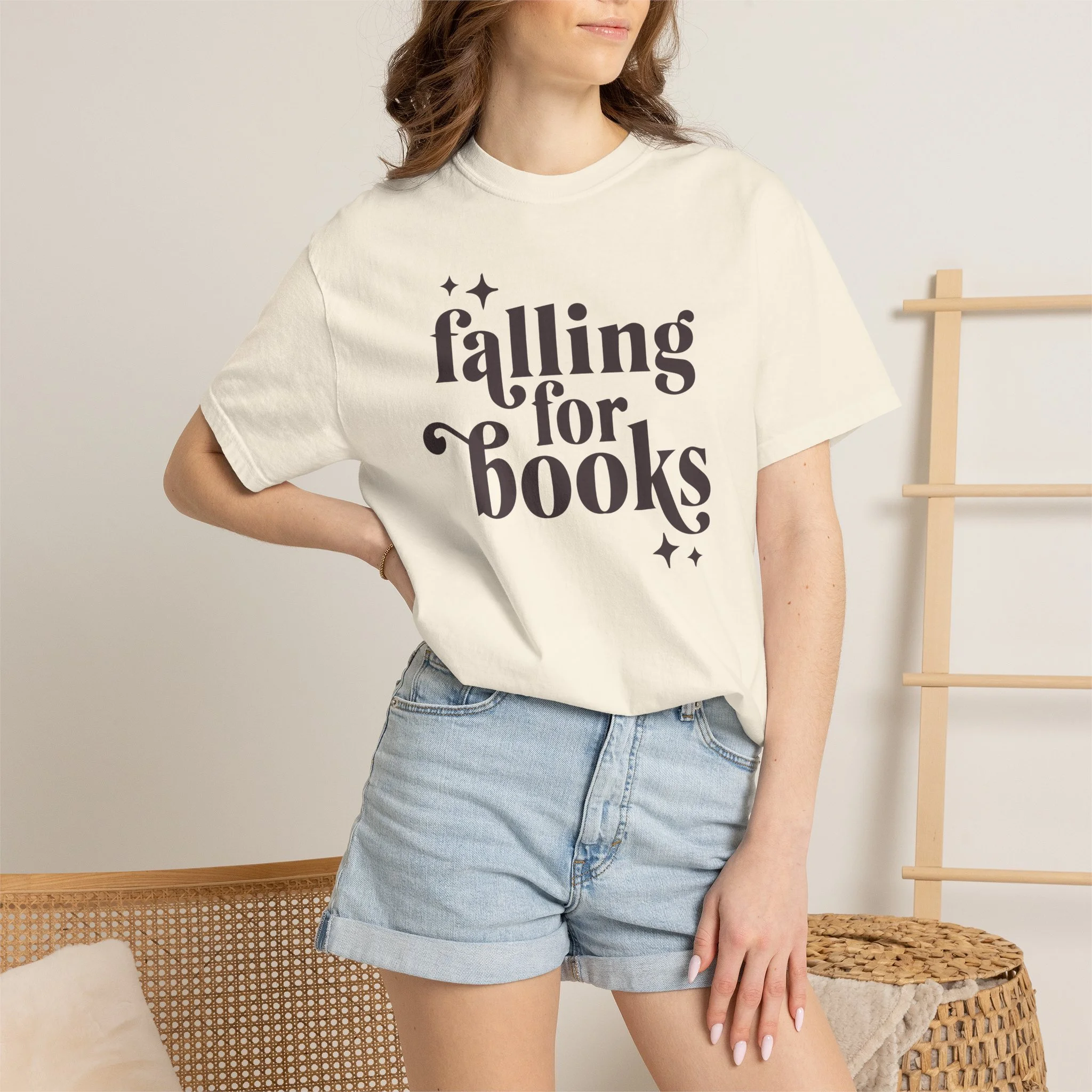 Falling for Books Garment-Dyed Tee