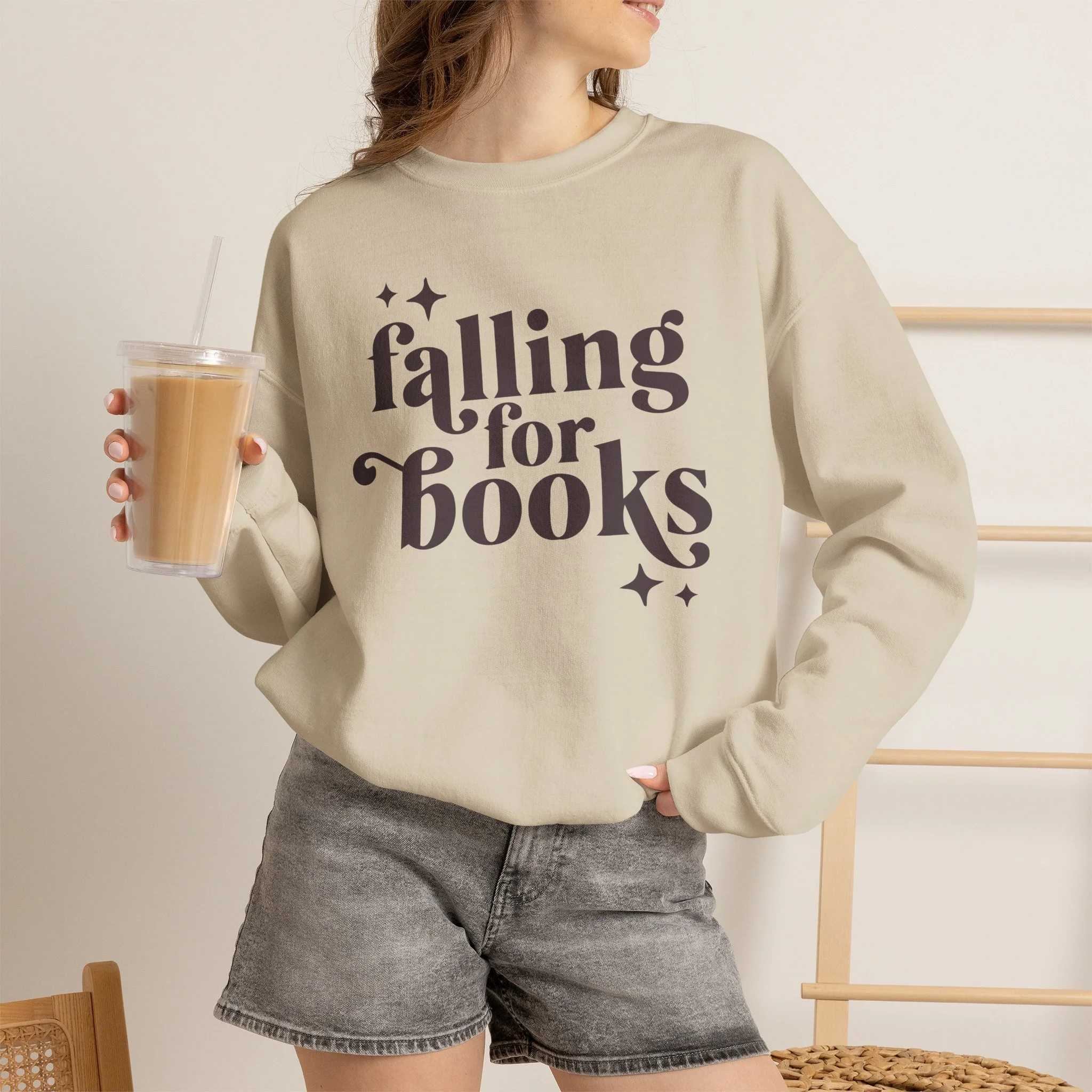 Falling for Books Crewneck Sweatshirt