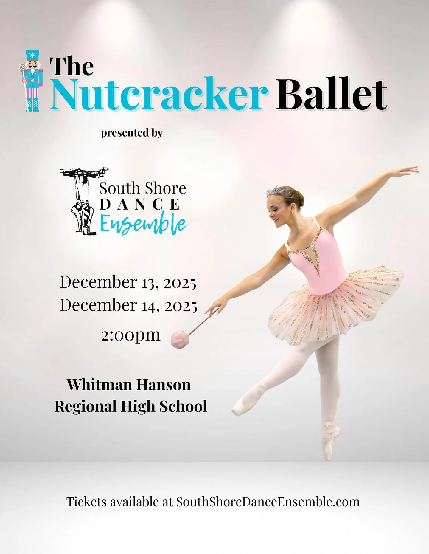 It&rsquo;s the most magical time of year! 🎁
South Shore Dance Ensemble is proud to bring The Nutcracker Ballet to our community &mdash; a holiday favorite for the whole family! 🎄🩰
Come support our local dancers and share in the joy of dance, music