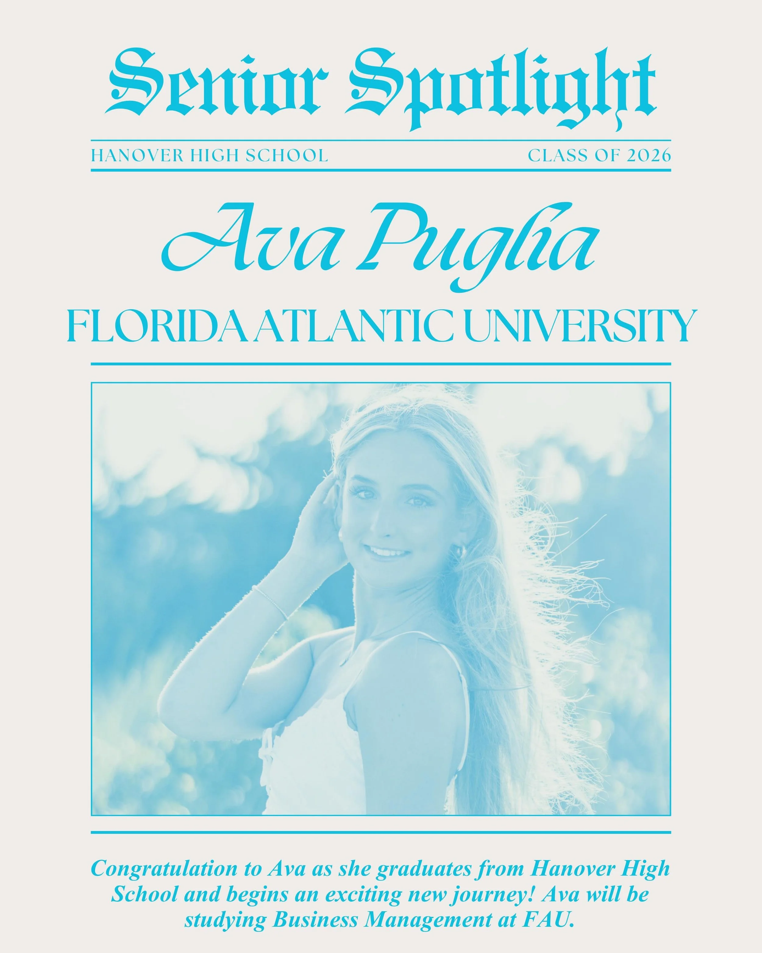 Senior Spotlight 🎓
Behind every senior is years of passion, perseverance, and love for dance. 
Today we are proud to celebrate one of our graduating seniors, Ava Puglia! 

Favorite style of dance: Contemporary 

Favorite costume you&rsquo;ve ever wo