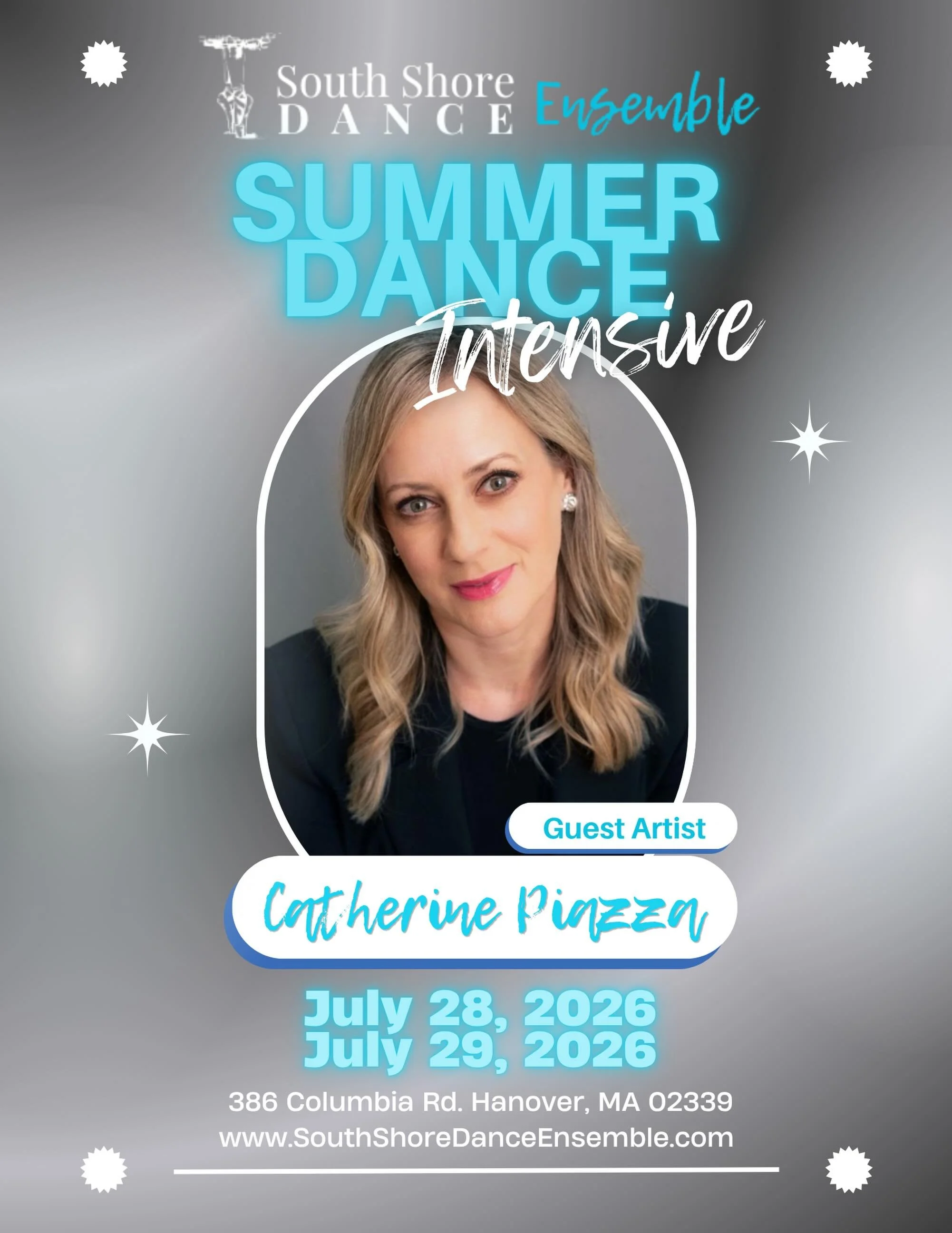 SSDE is beyond excited to welcome back the incredible Catherine Piazza to our Summer Intensive! Catherine will be joining us on July 28th &amp; 29th to teach Ballet and PBT, and we can&rsquo;t wait for our dancers to learn from her again!

July 28th 