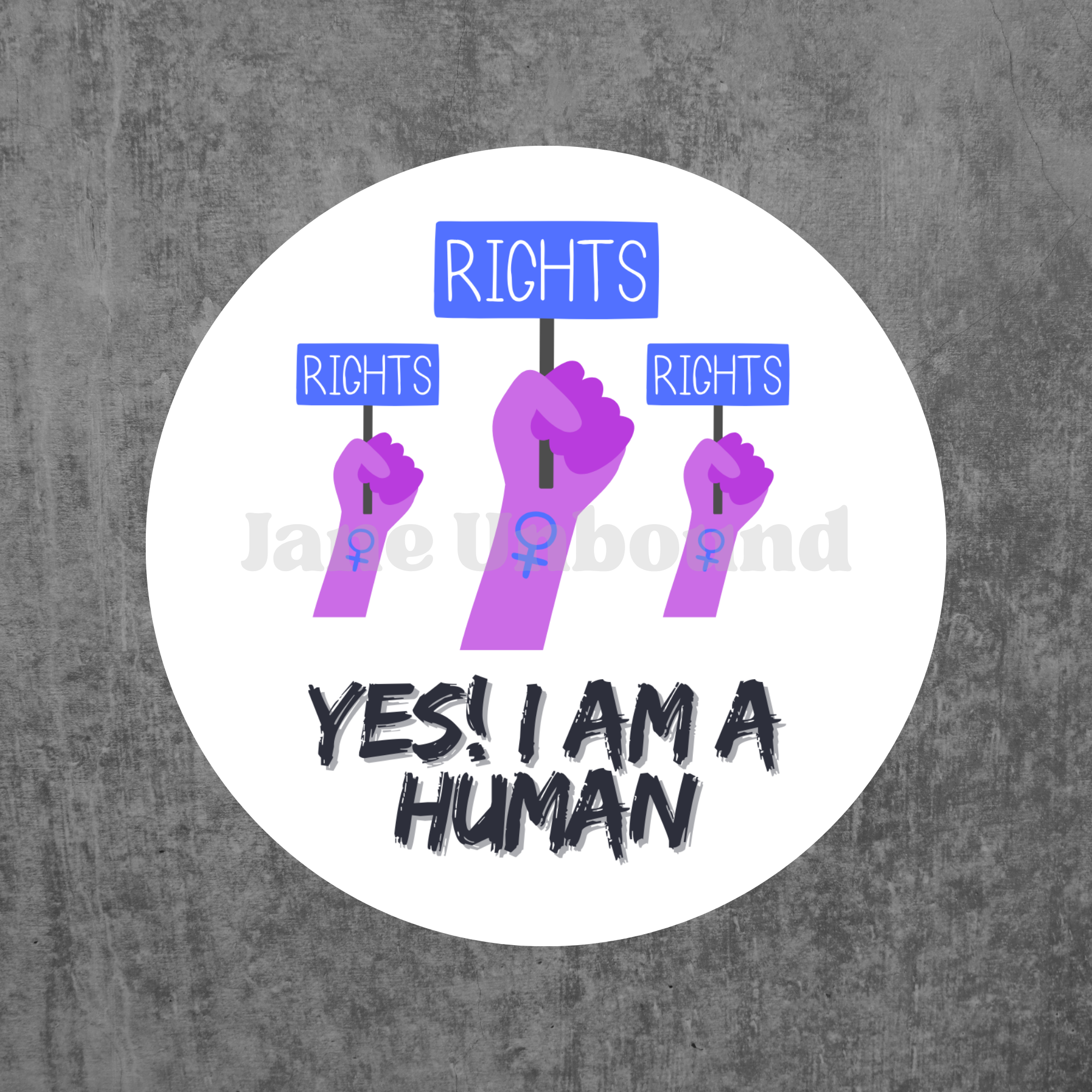 Human Rights Vinyl Sticker Decal