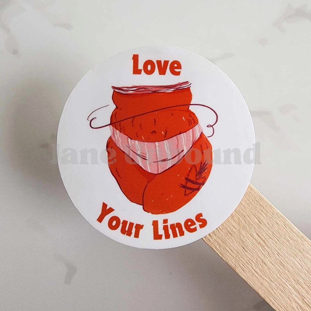 Love Your Lines Vinyl Sticker Decal