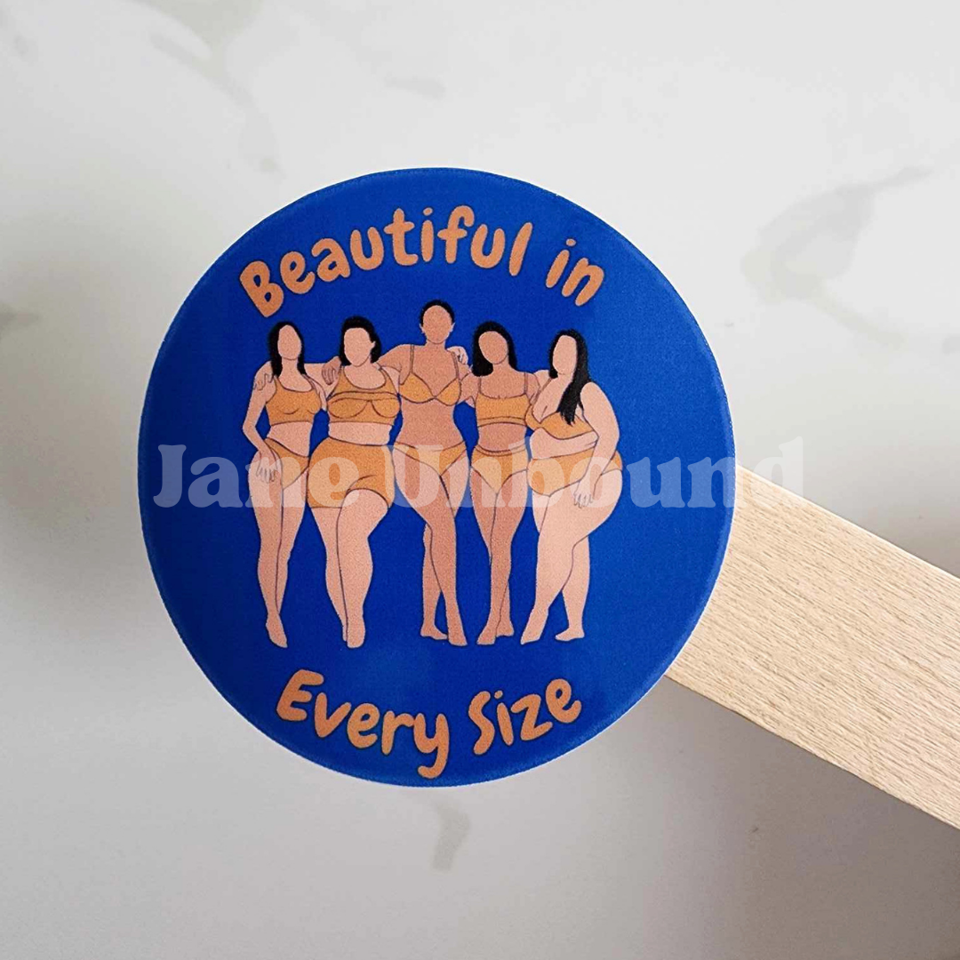 Beautiful in Every Size Vinyl Sticker Decal