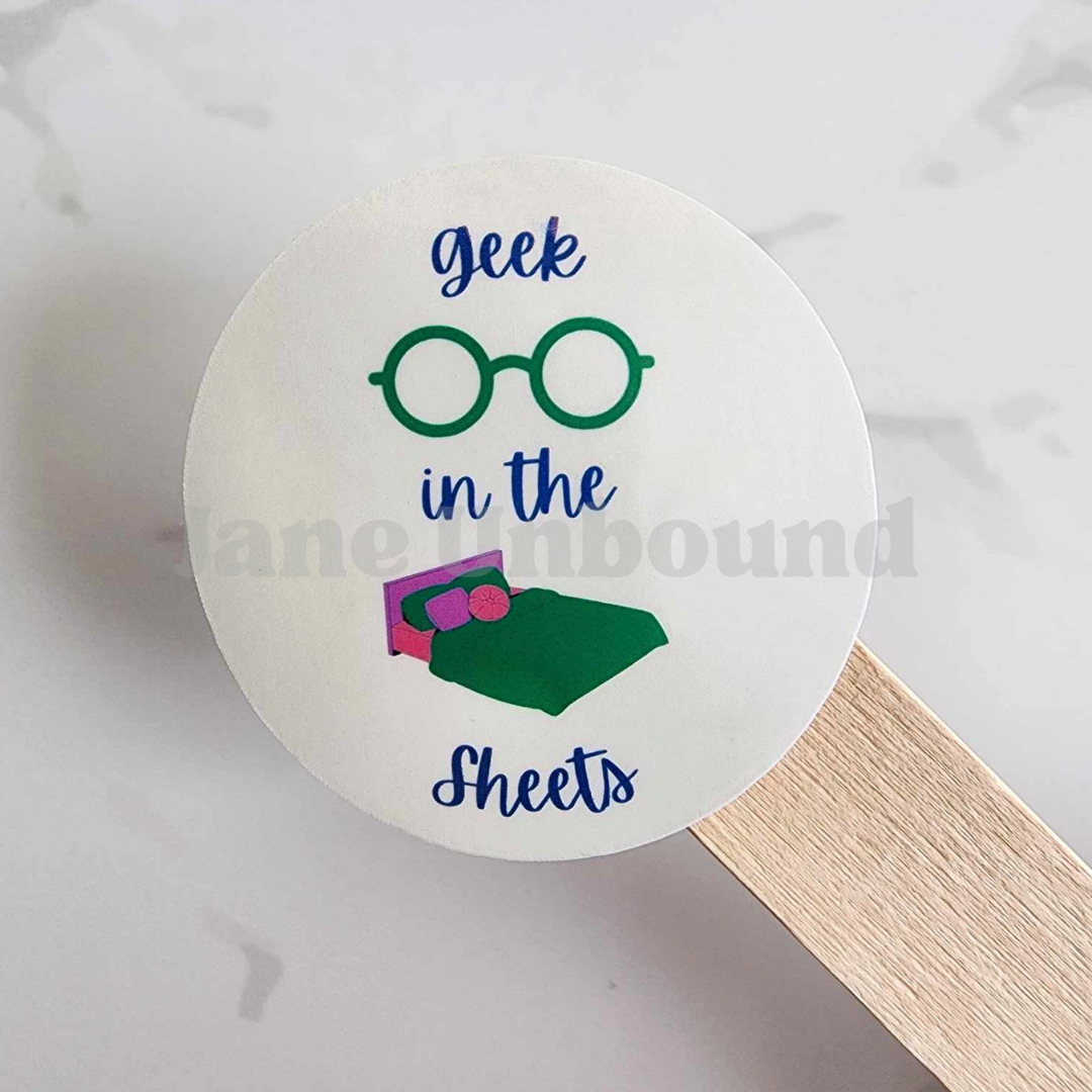 Geek in the Sheets Vinyl Sticker Decal
