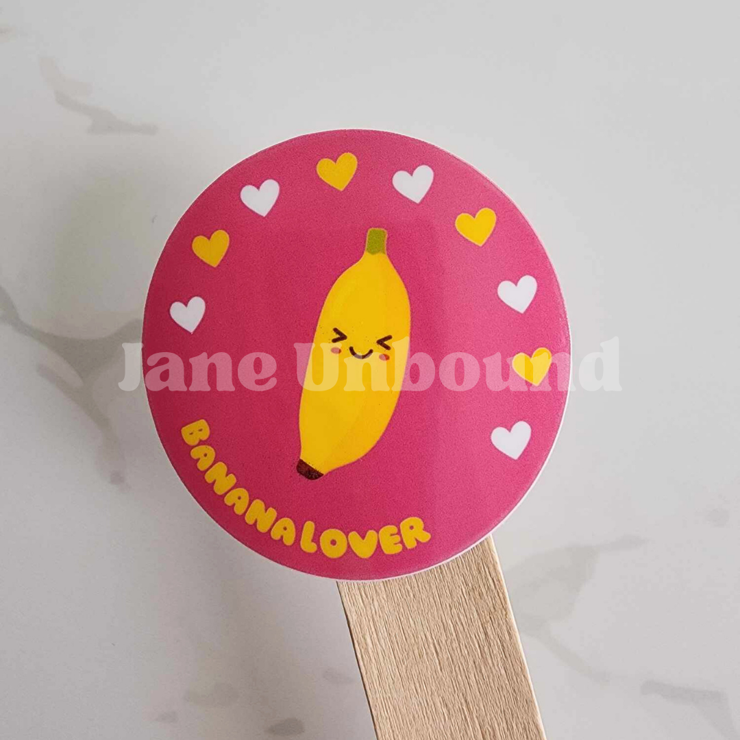 Banana Lover Vinyl Sticker Decal