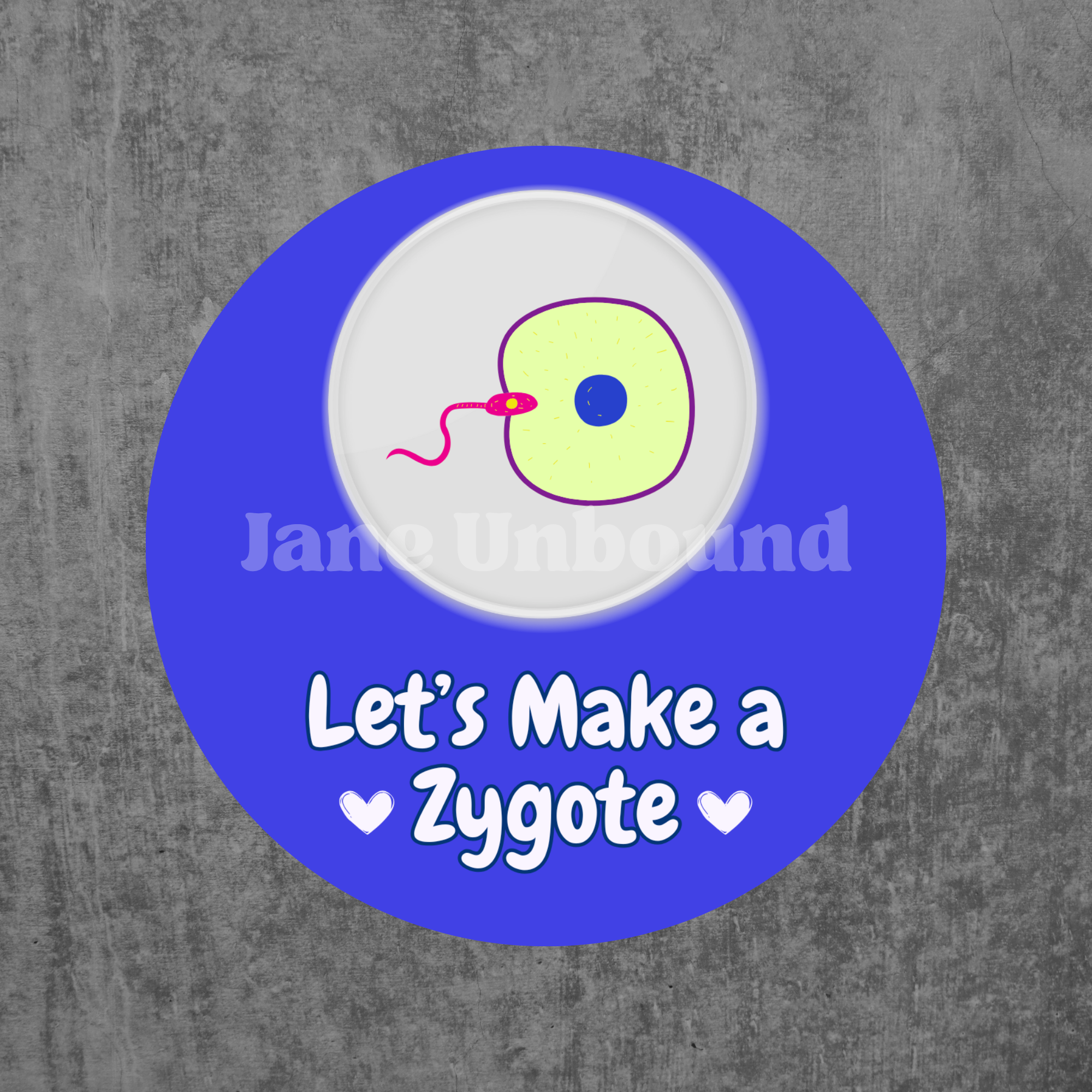 Make a Zygote Vinyl Sticker Decal