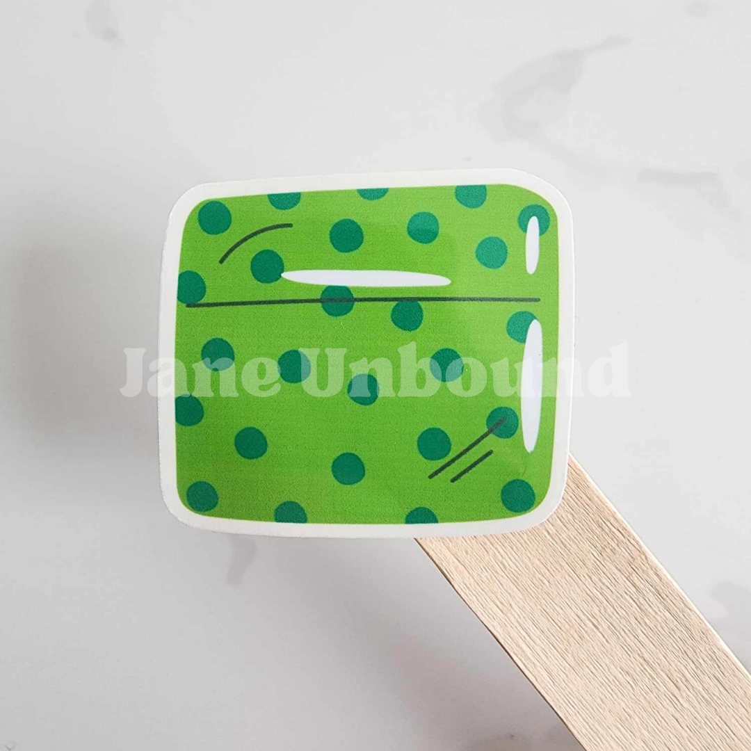Cute Pad Plastic Wrapper Vinyl Sticker Decal