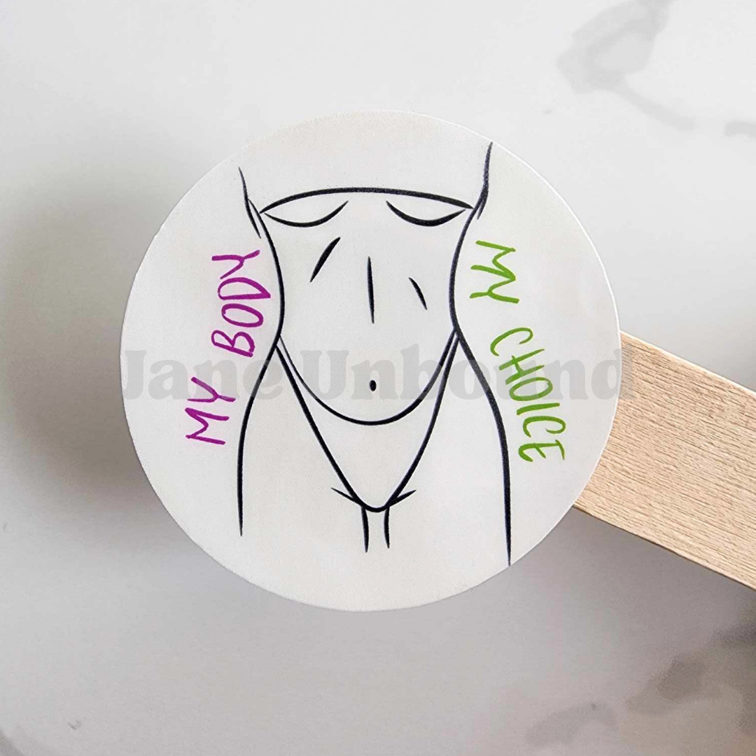 My Body My Choice Vinyl Sticker Decal