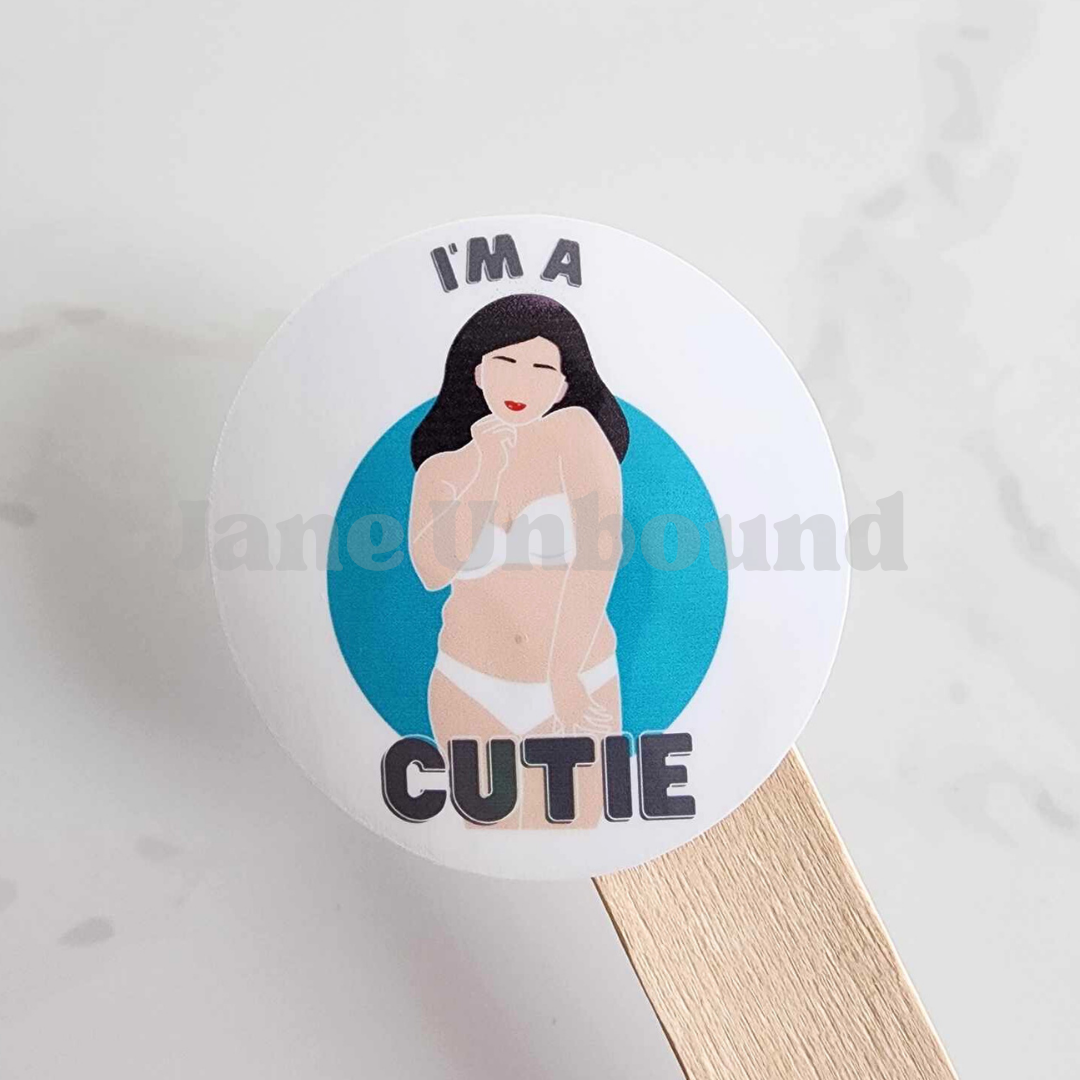 I'm a Cutie Vinyl Sticker Decal
