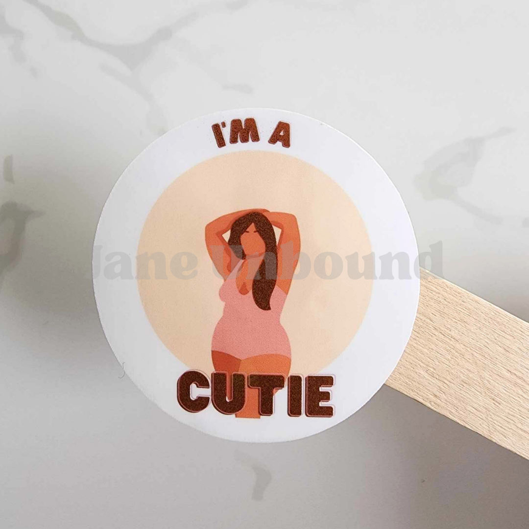 I'm a Cutie II Vinyl Sticker Decal