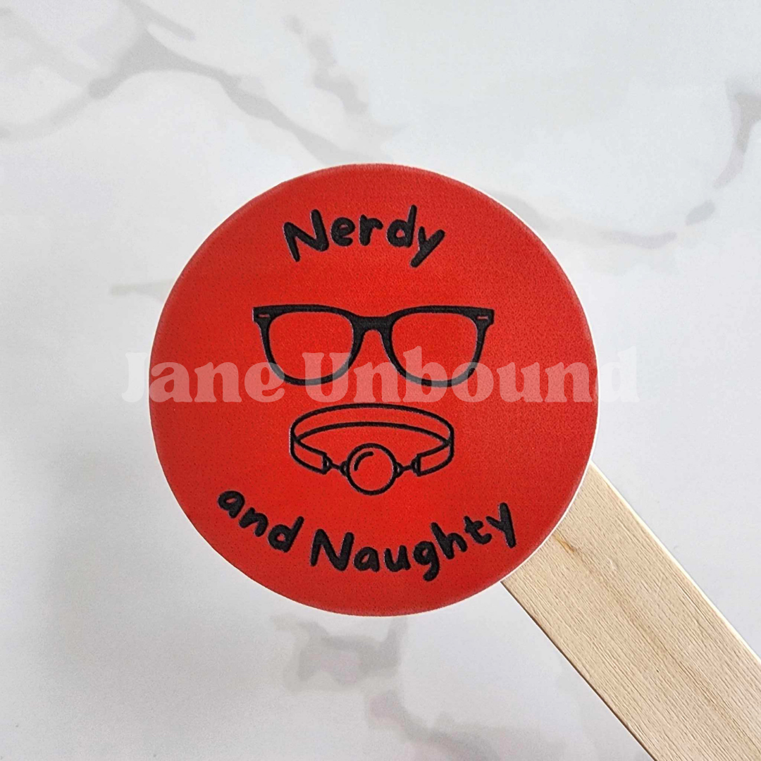 Nerdy and Naughty Vinyl Sticker Decal
