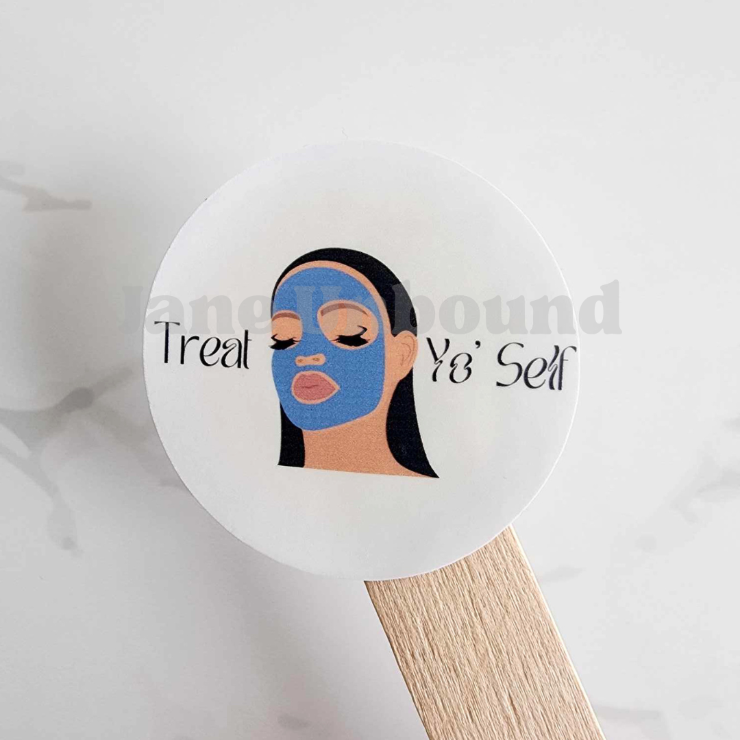 Treat Yo' Self Vinyl Sticker Decal