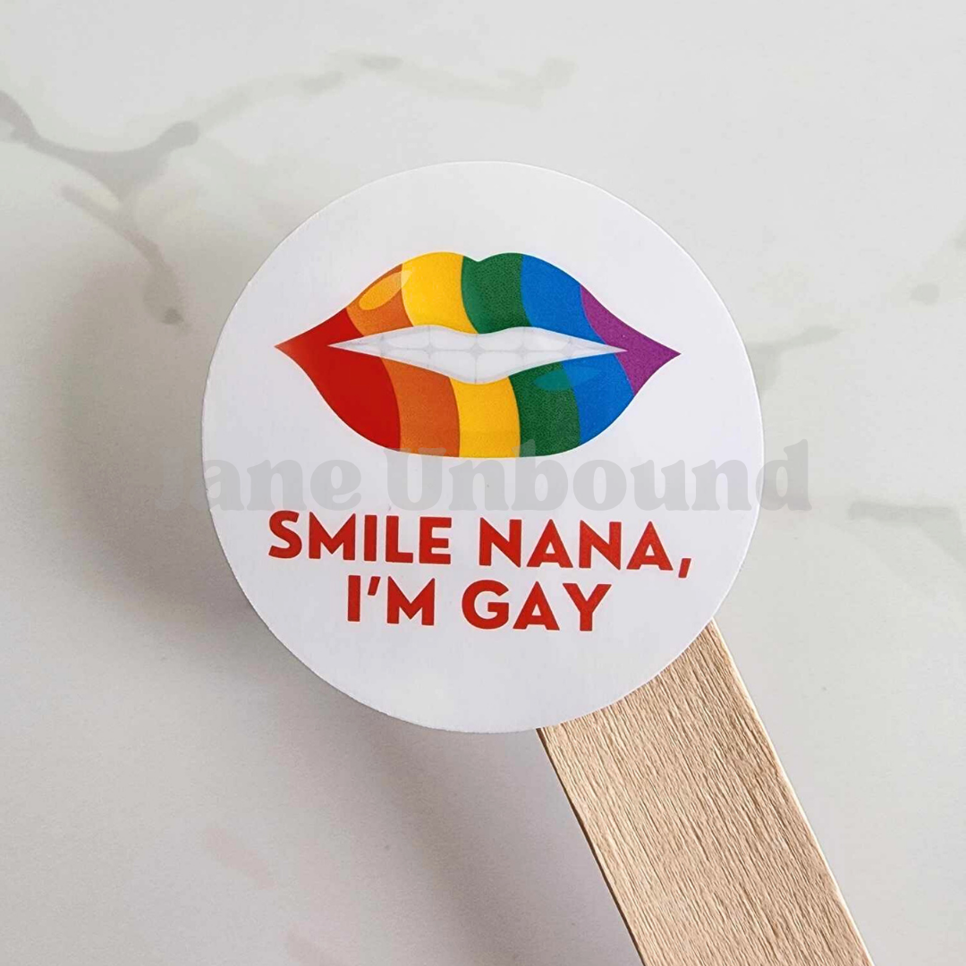 Smile Nana Vinyl Sticker Decal