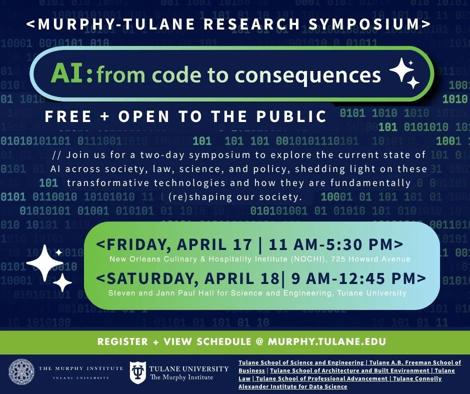 Digital graphic of AI Symposium