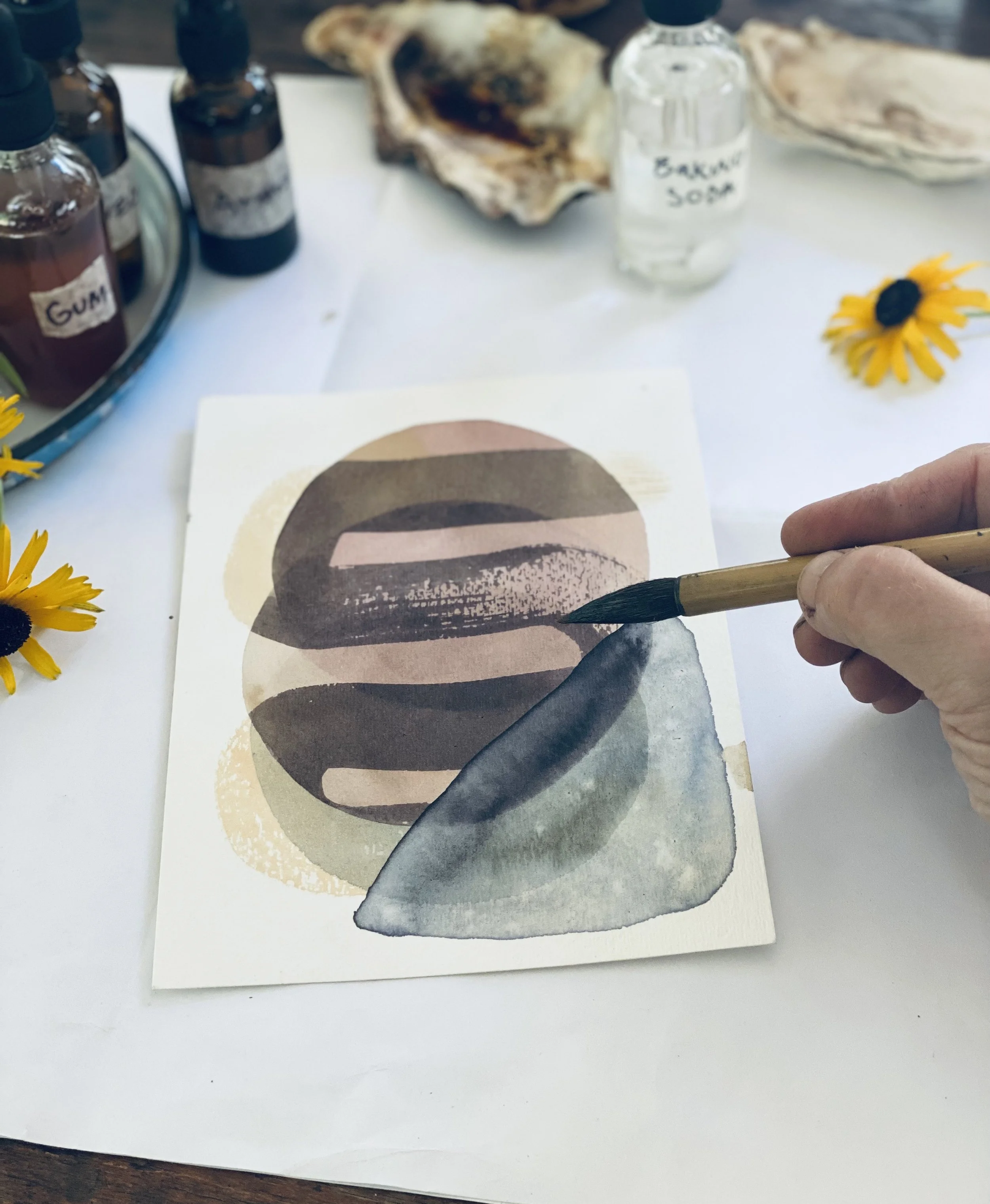 Alchemy of Ink with Artist Molly Holmlund: Create your own Holiday Cards