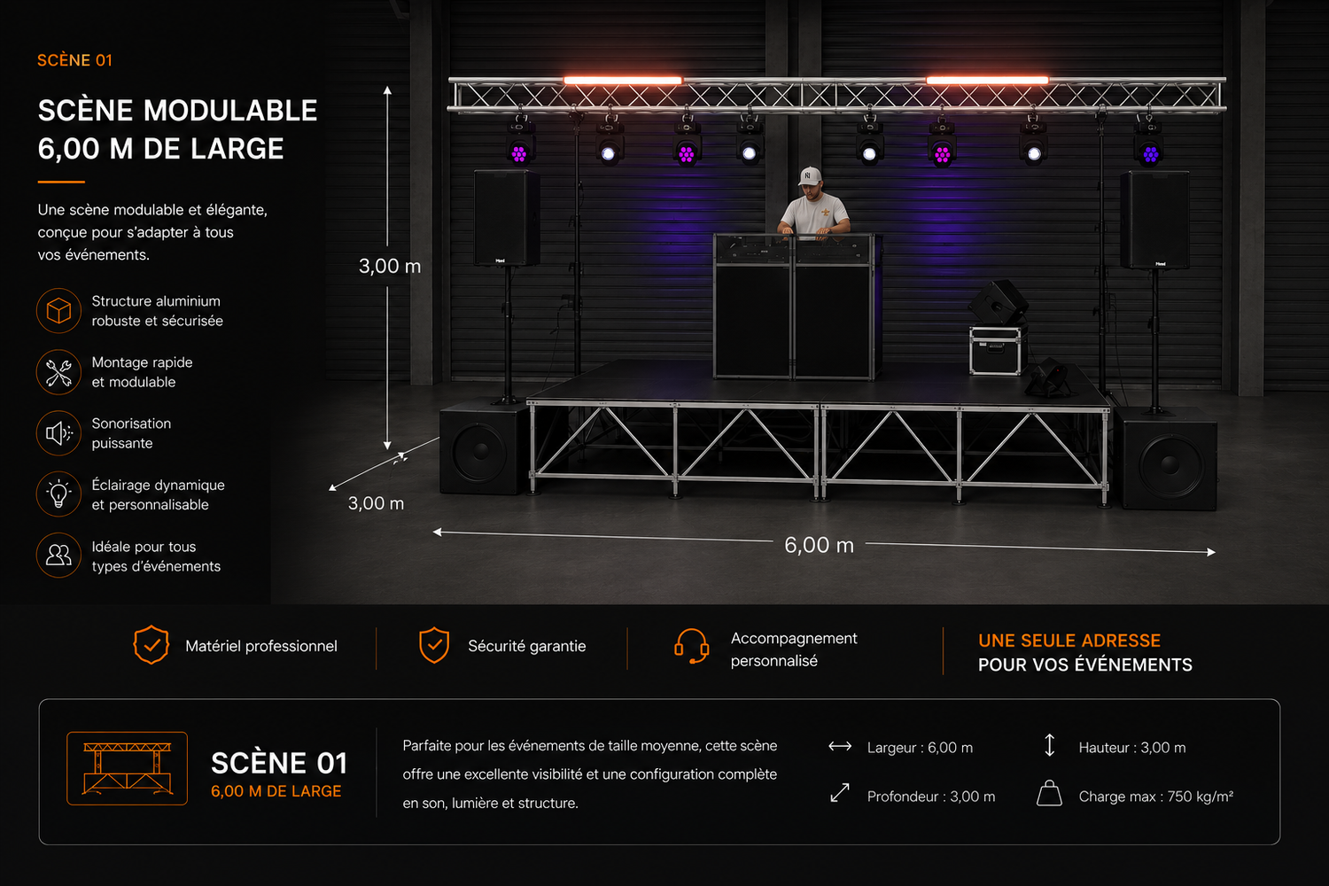Scène Signature · configuration DJ Pepito Event