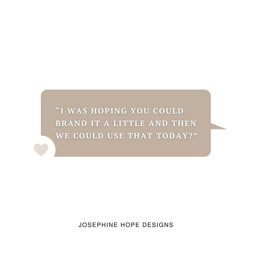 - BRANDING -

Not long ago, a client came to me looking for help &quot;branding&quot; their content and social media post ideas.

What they truly needed was clarity &mdash; a consistent look, feel, and message that instantly connects with their audie