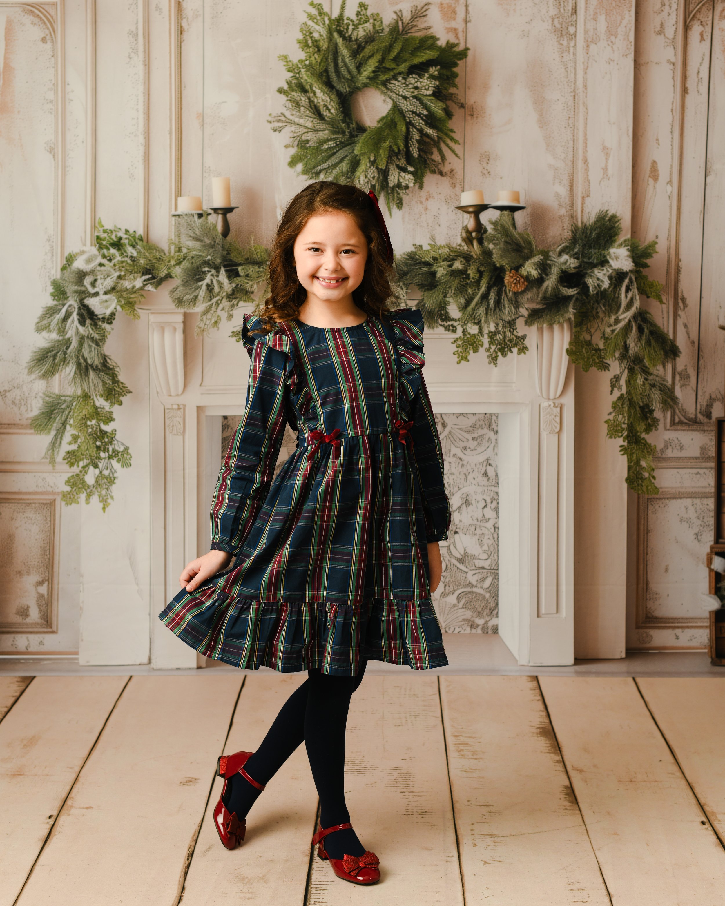 Winter Nights bow dress