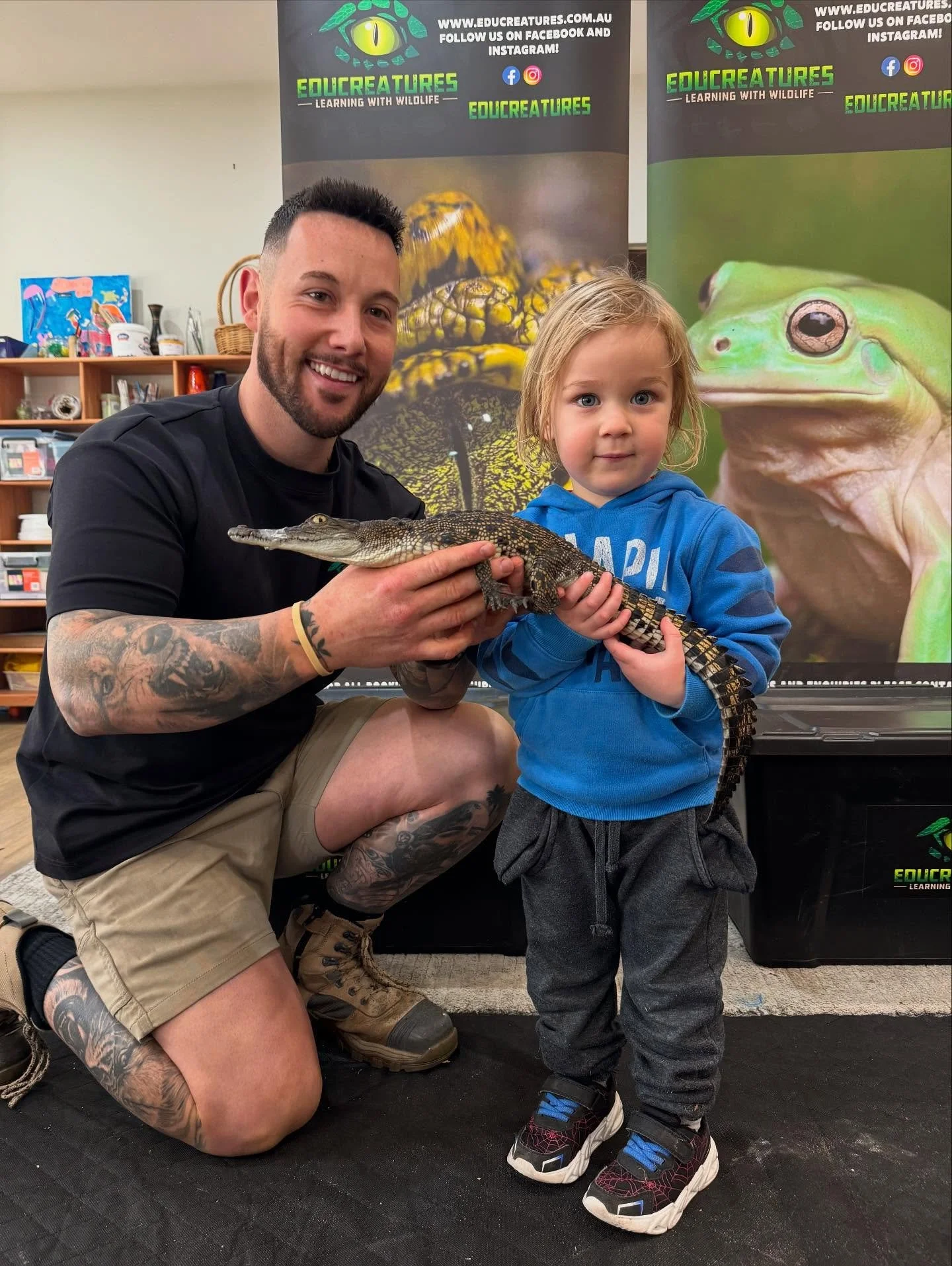 A recent visit to @the.sanctuary.at.hillside thank you for inviting us to bring some of our animals to see you. 🙌🐊🐢🦇🦘🐸🦎🐍