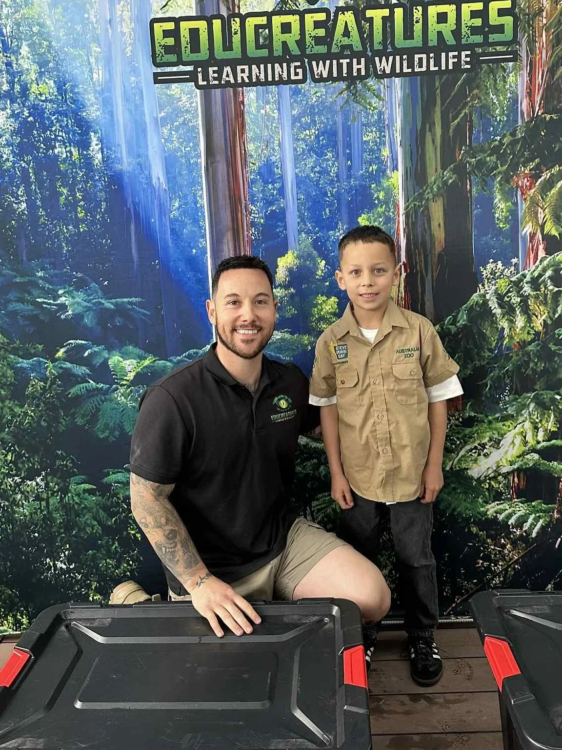 A special birthday visit for Noah, a true wildlife enthusiast in the making! 🐊🦎🐢🦉🦂🐸🐍🦘🎂 Thanks for letting us bring the Educreatures crew to celebrate with you 🎁