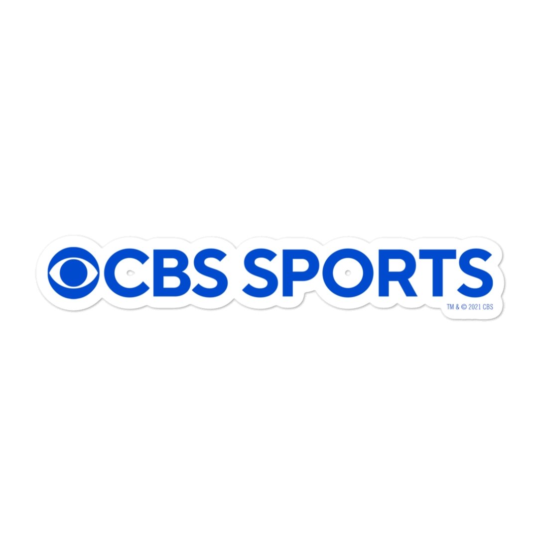CBS Sports logo in blue text with the CBS eye symbol next to it.