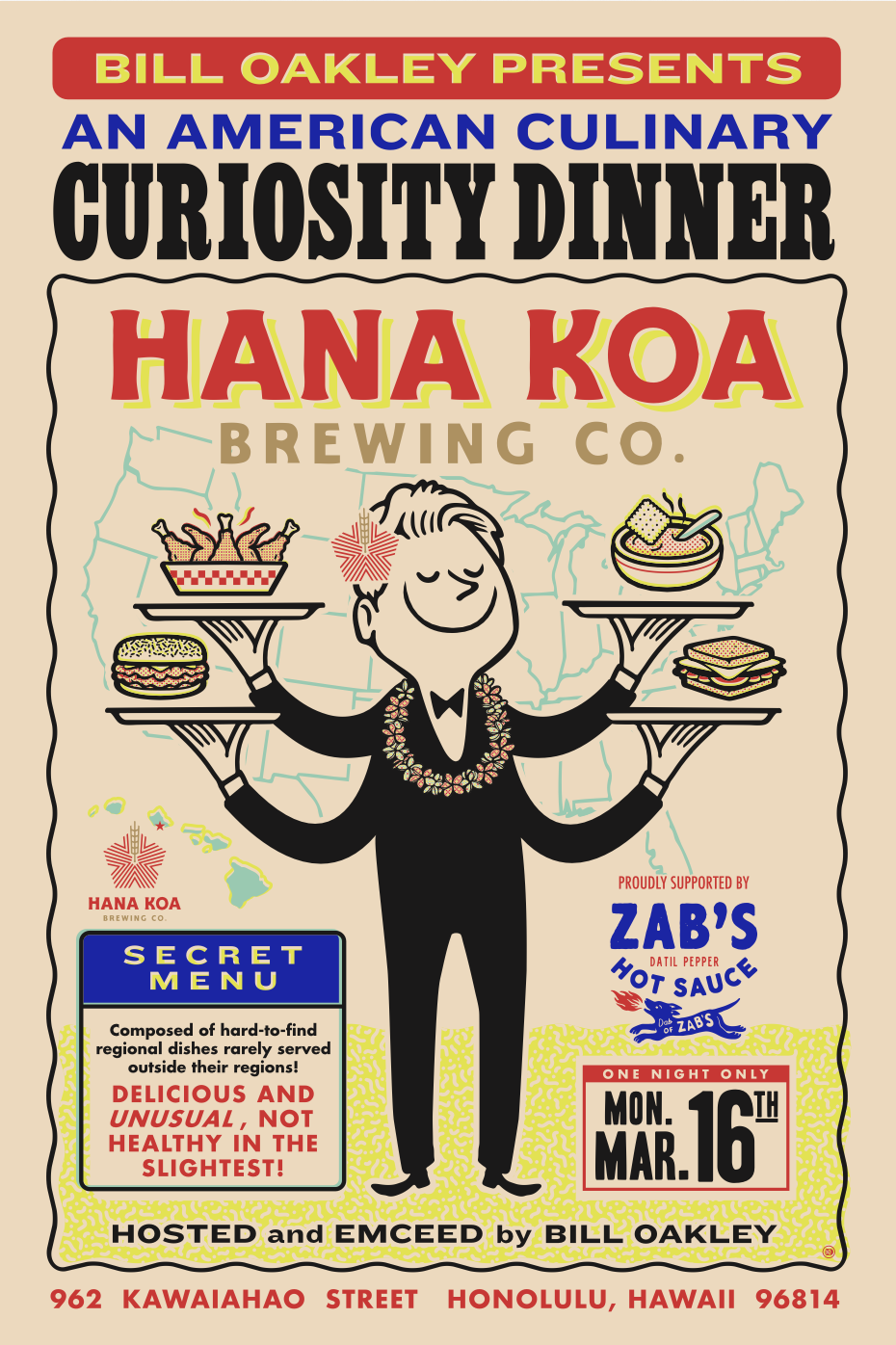 Hana Koa Brewing Co. | Bill Oakley Presents: An American Culinary Curiosity Dinner
