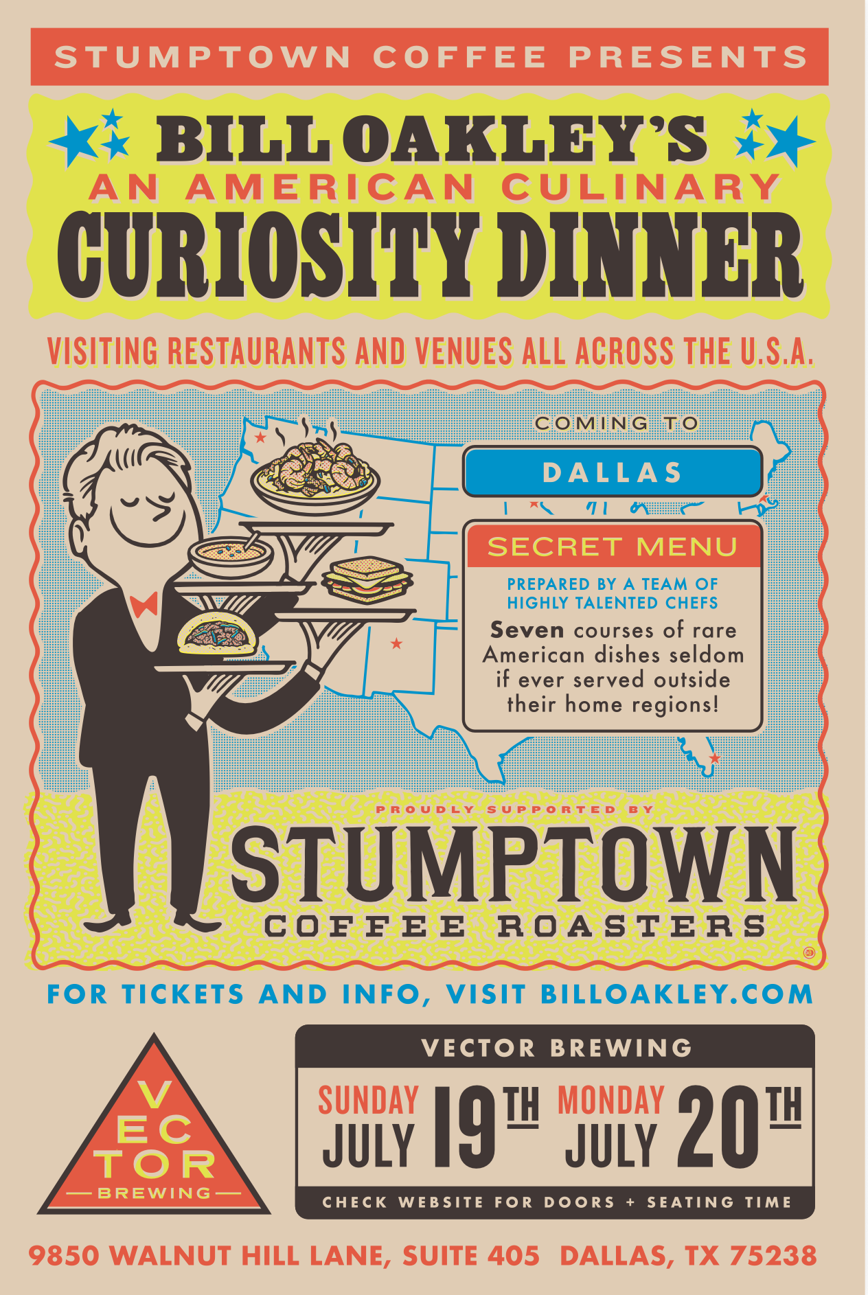 Vector Brewing | Bill Oakley Presents: An American Culinary Curiosity Dinner