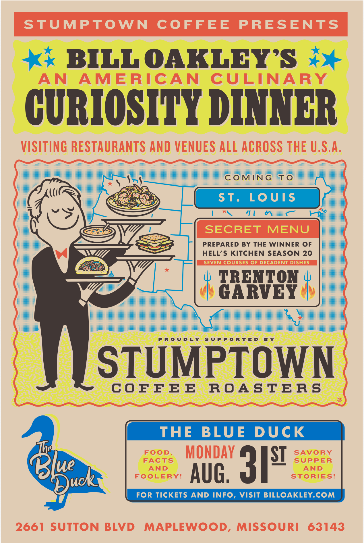 The Blue Duck | Bill Oakley Presents: An American Culinary Curiosity Dinner