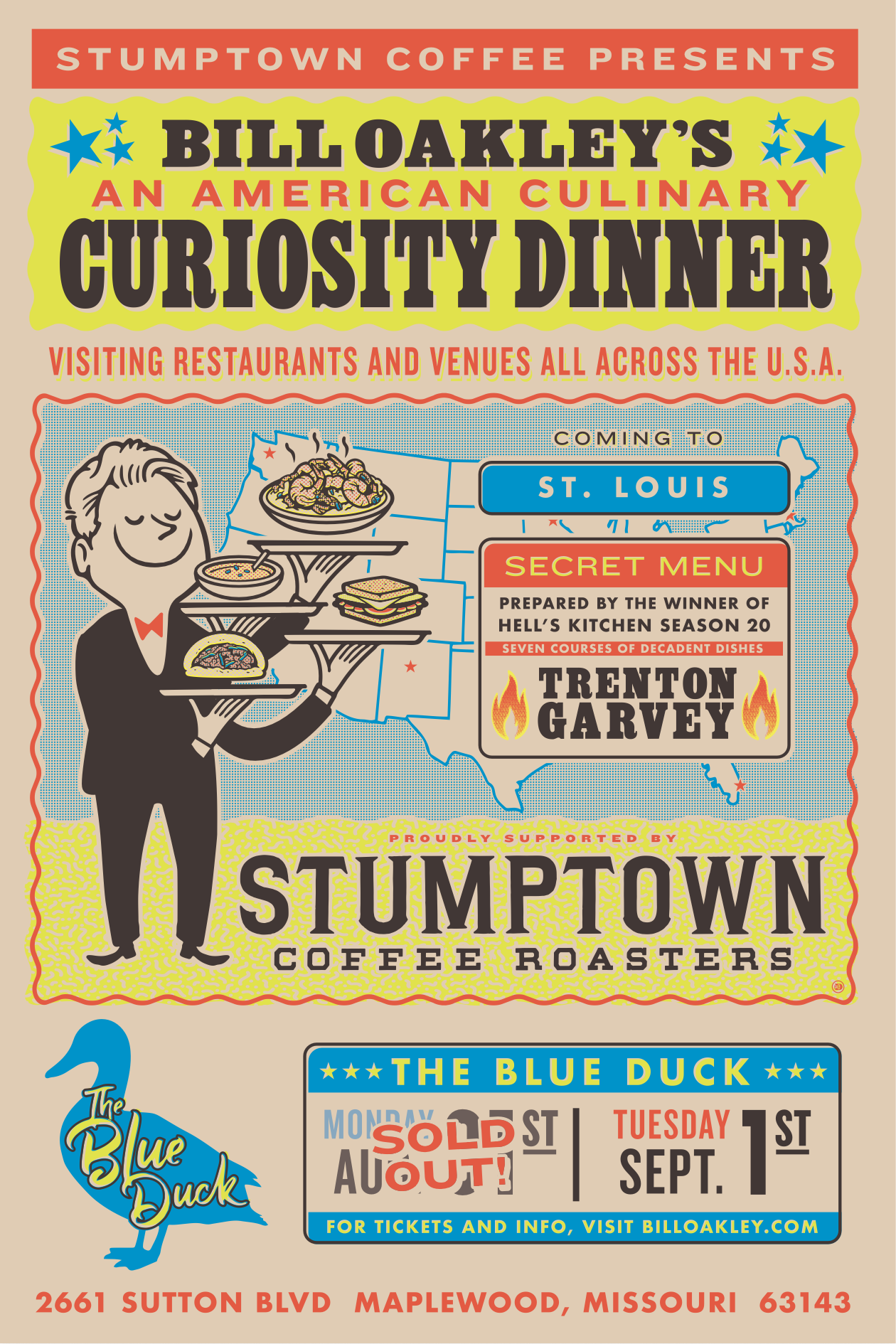The Blue Duck | Bill Oakley Presents: An American Culinary Curiosity Dinner