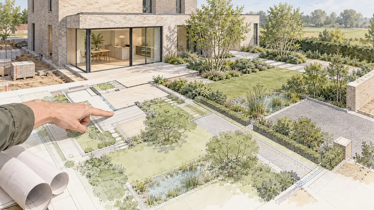 Wanneer schakel je een tuinarchitect in bij een nieuwbouw?