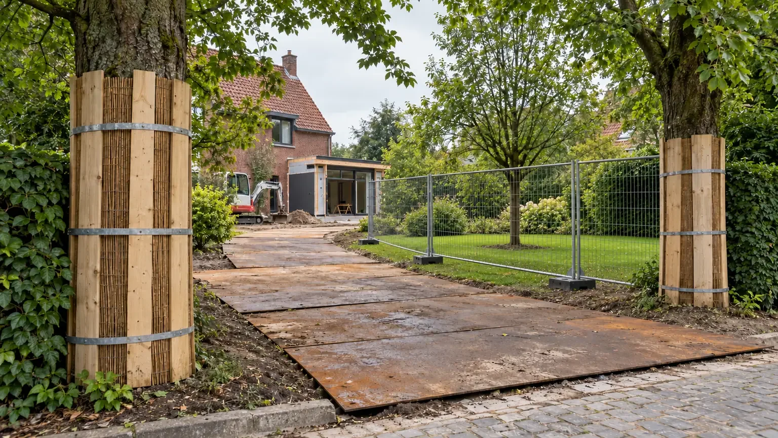 Bomen beschermen tijdens bouwwerken: wat leg je vooraf vast?