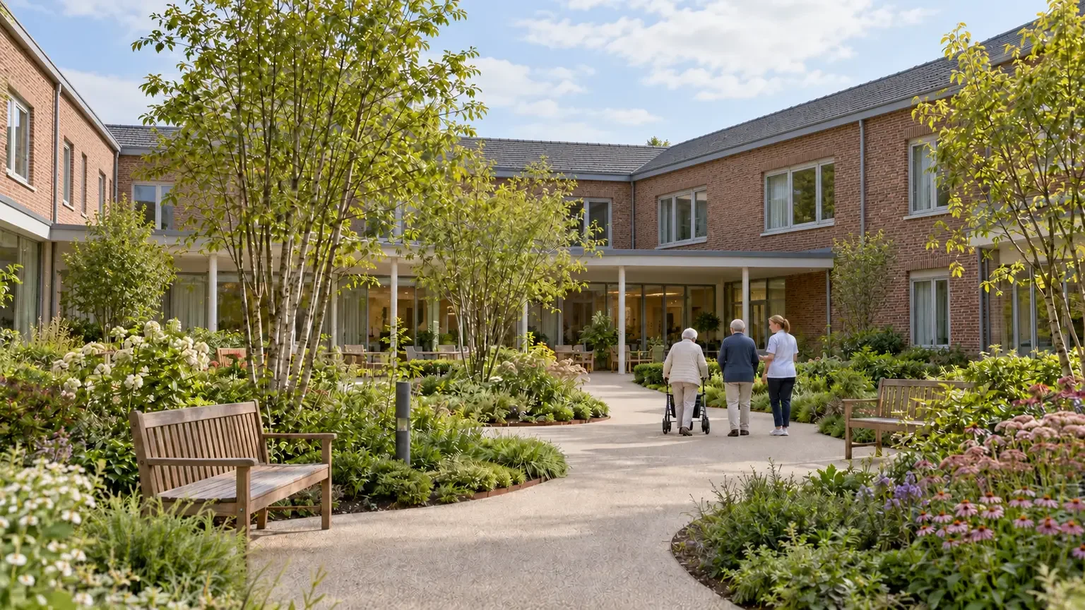 Wat maakt een binnentuin bij een woonzorgcentrum écht bruikbaar?