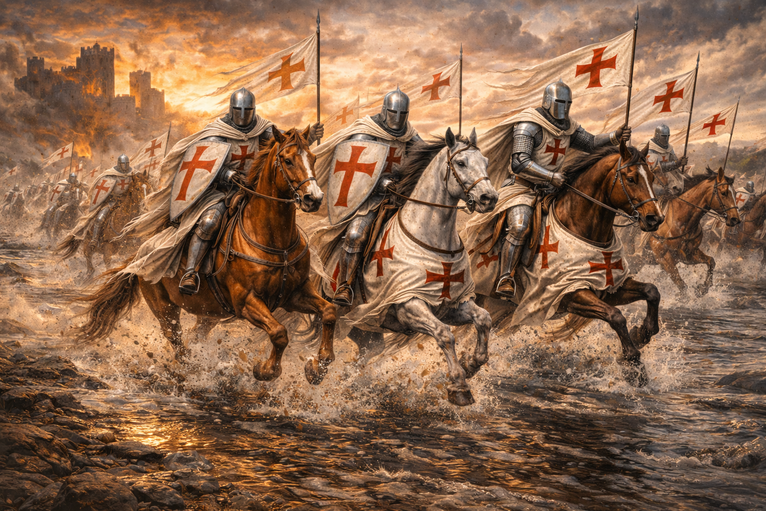 The Knights Templar Cavalry: Horses, Battle Tactics &amp; Shock Charges
